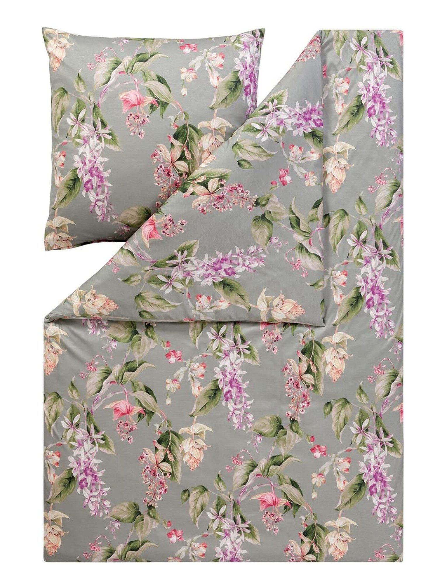 Estella Bettwäsche Estella Mako Jersey Bettwäsche Interlock Kalea in Khaki günstig online kaufen