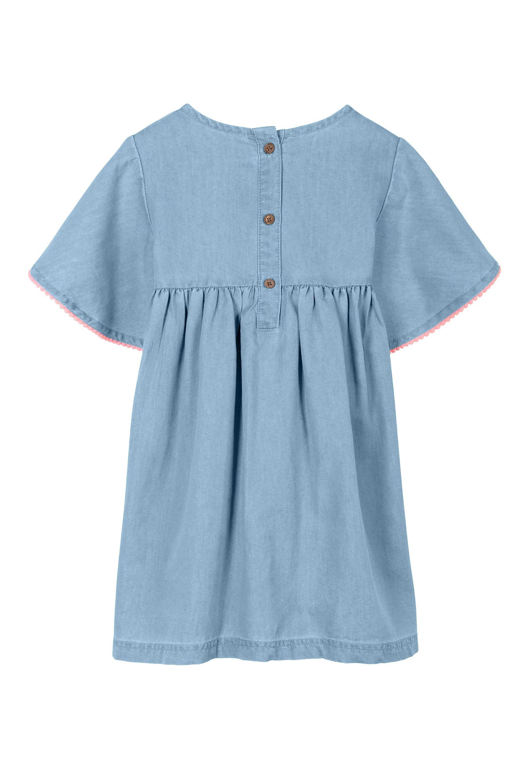 (1y-8y) Sommerkleid verziert Stickerei Kleid einem mit MINOTI