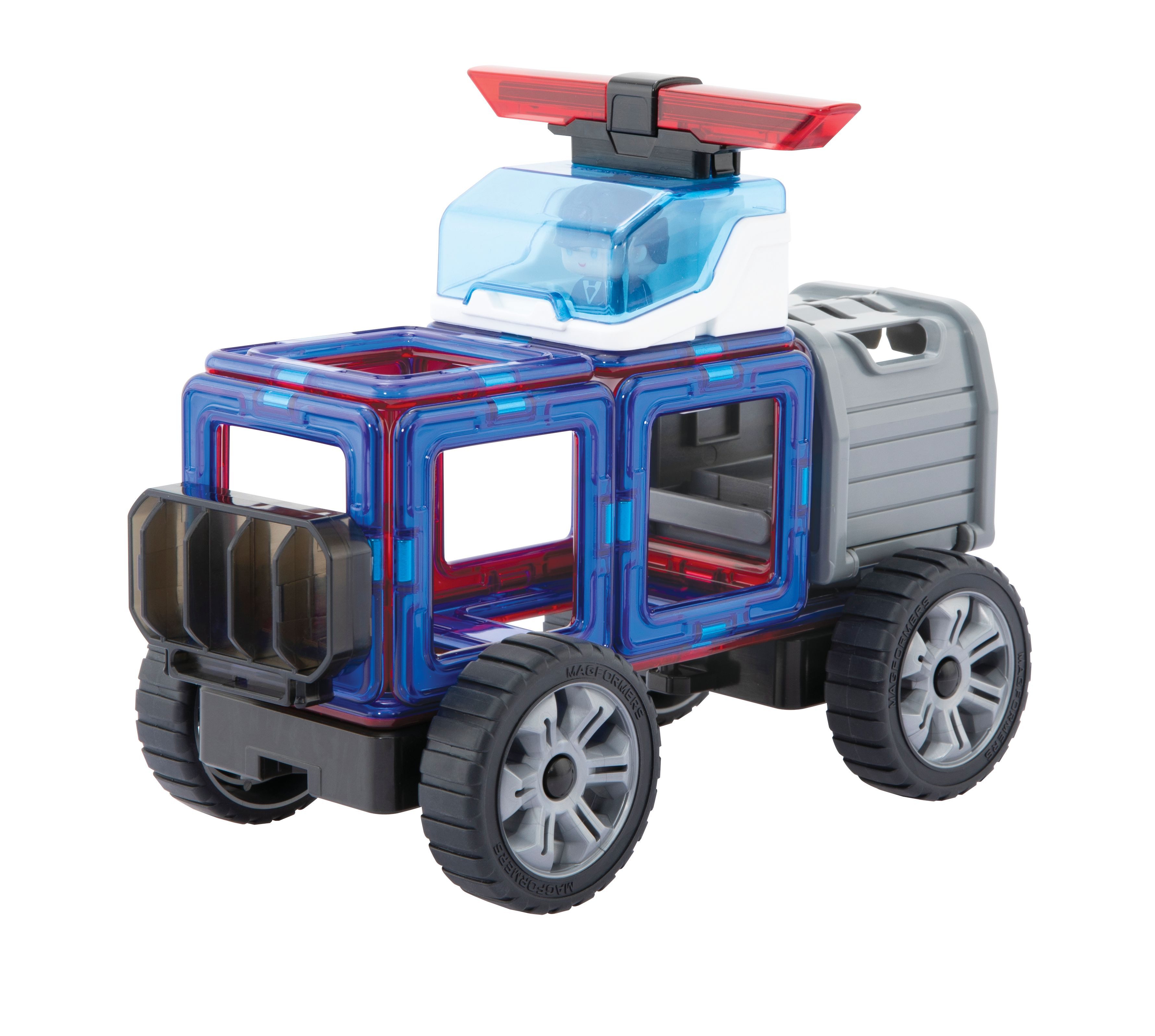 MAGFORMERS 278-58 - Magformers Amazing Police & Rescue Set Magnetspielbausteine, (26 St)