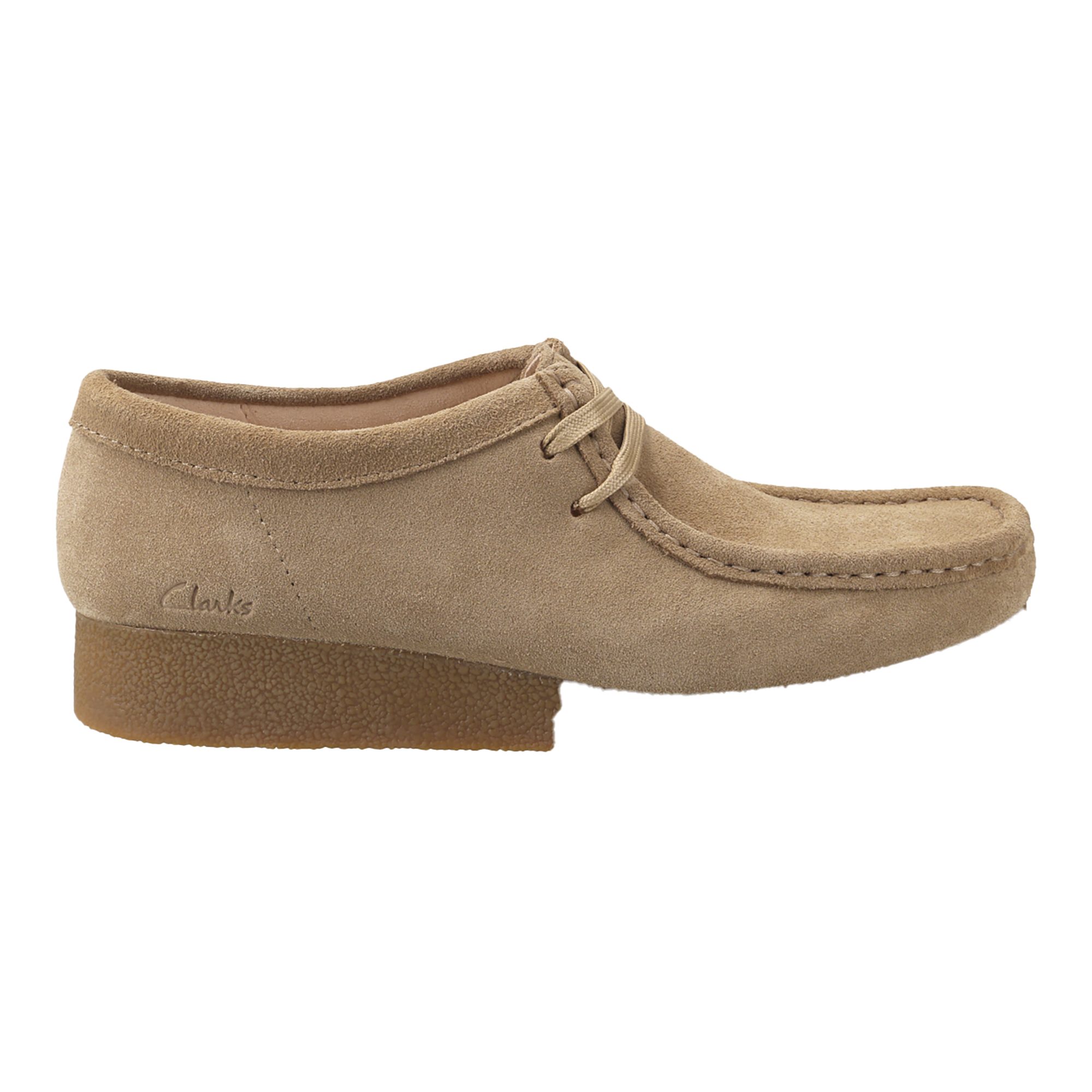 Clarks Clarks WallabeeEVOSh 26174747 4, Schnürschuhe, Beige/Sand, Damen Schnürschuh