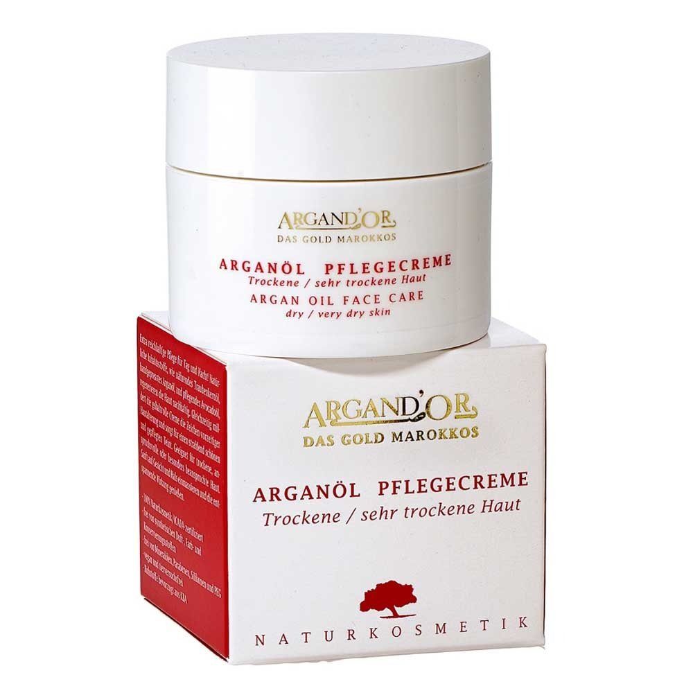 GmbH Arganöl Haut - Feuchtigkeitscreme Pflegecreme trockene Argand'Or Cosmetic trockene/sehr 50ml