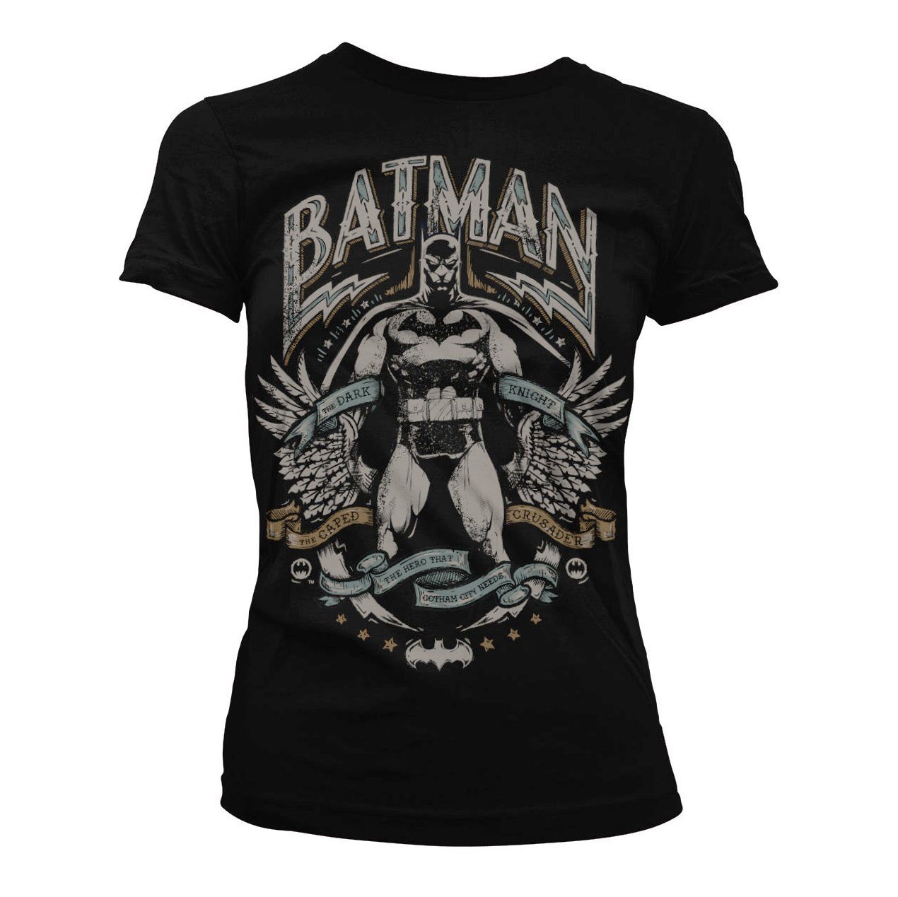 Kostüm Girlie Shirt Dark Knight Crusader