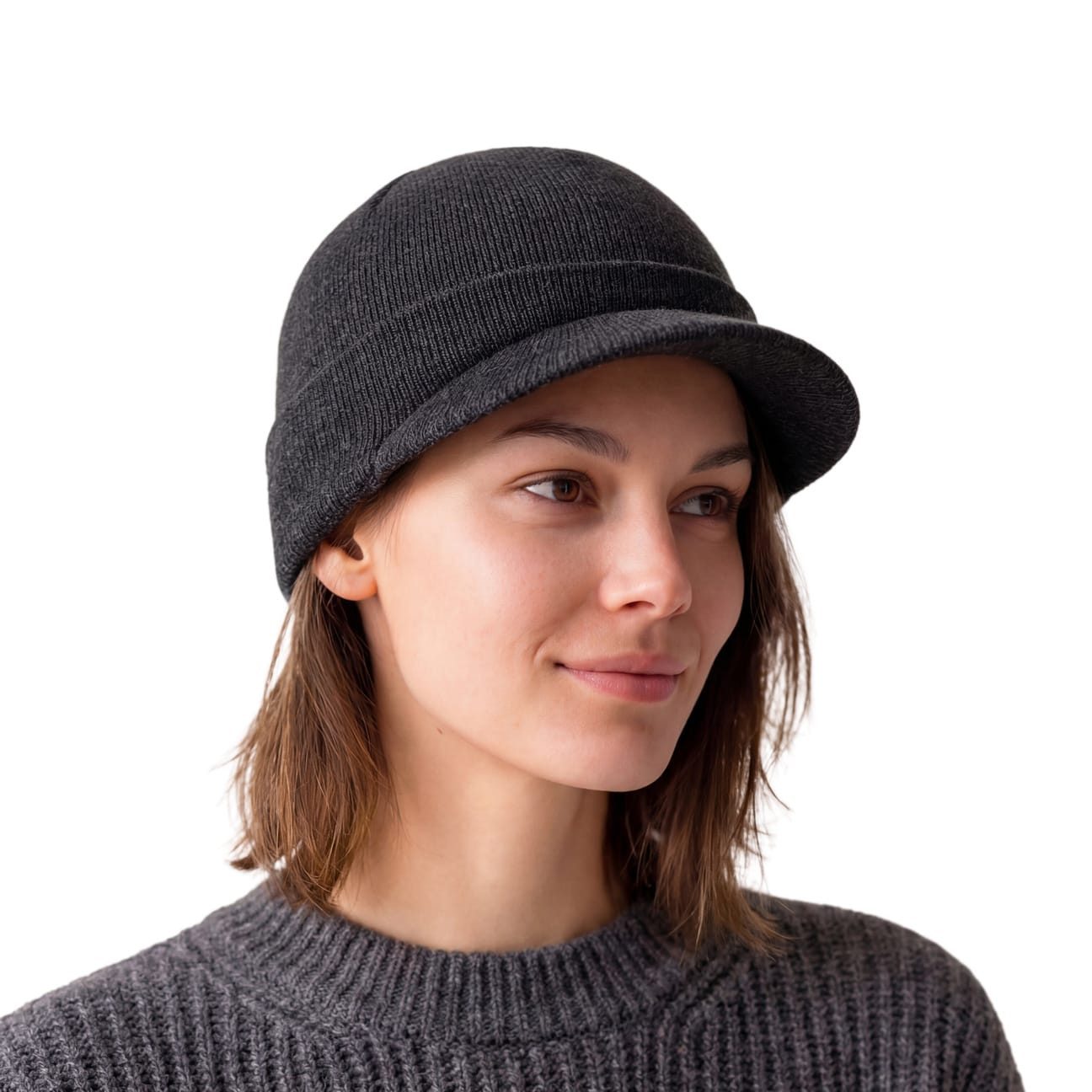Lierys Strickmütze (1-St) Wintermütze mit Umschlag, Made in Italy