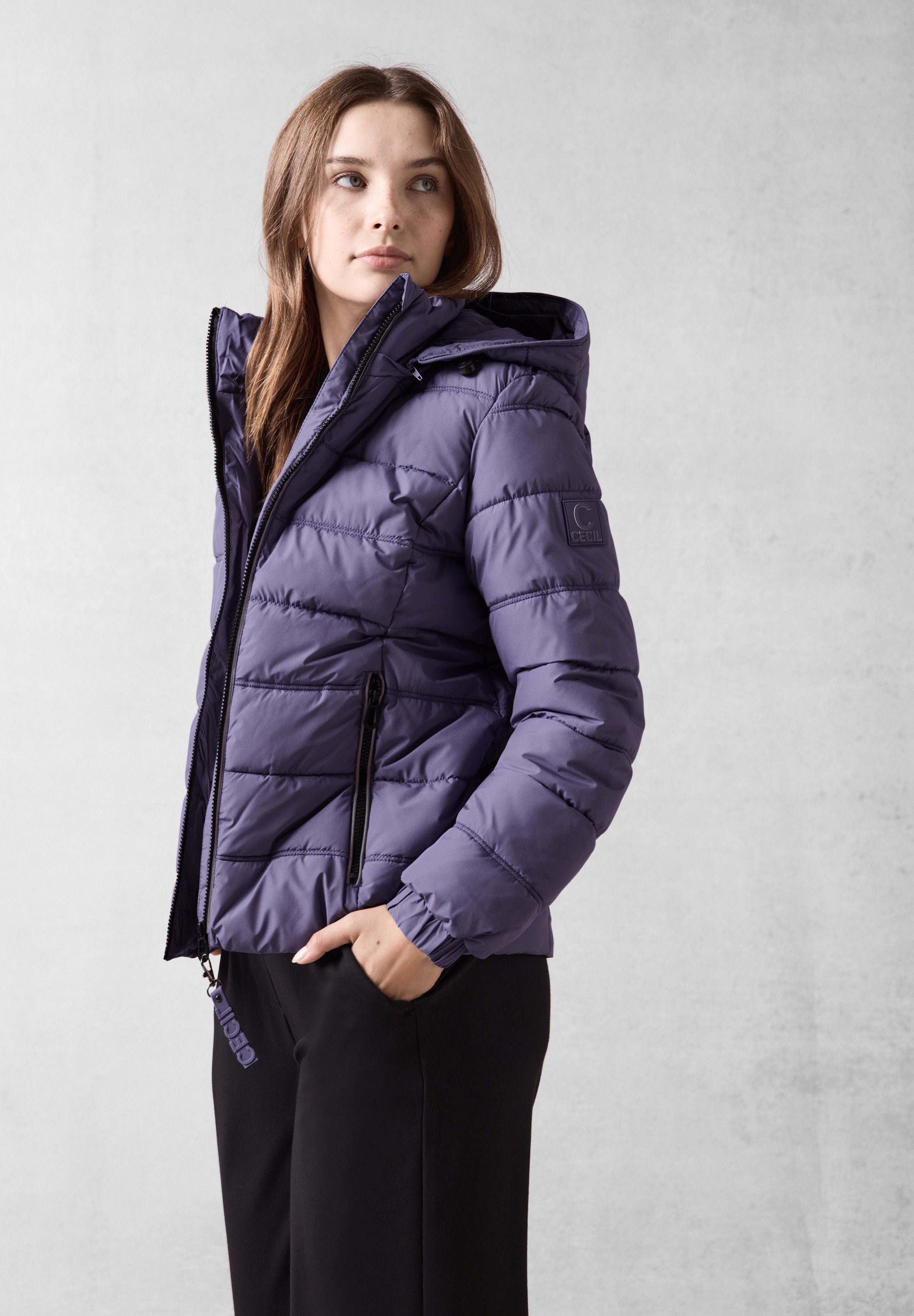 CECIL Winterjacke mit Reißverschluss-Detail
