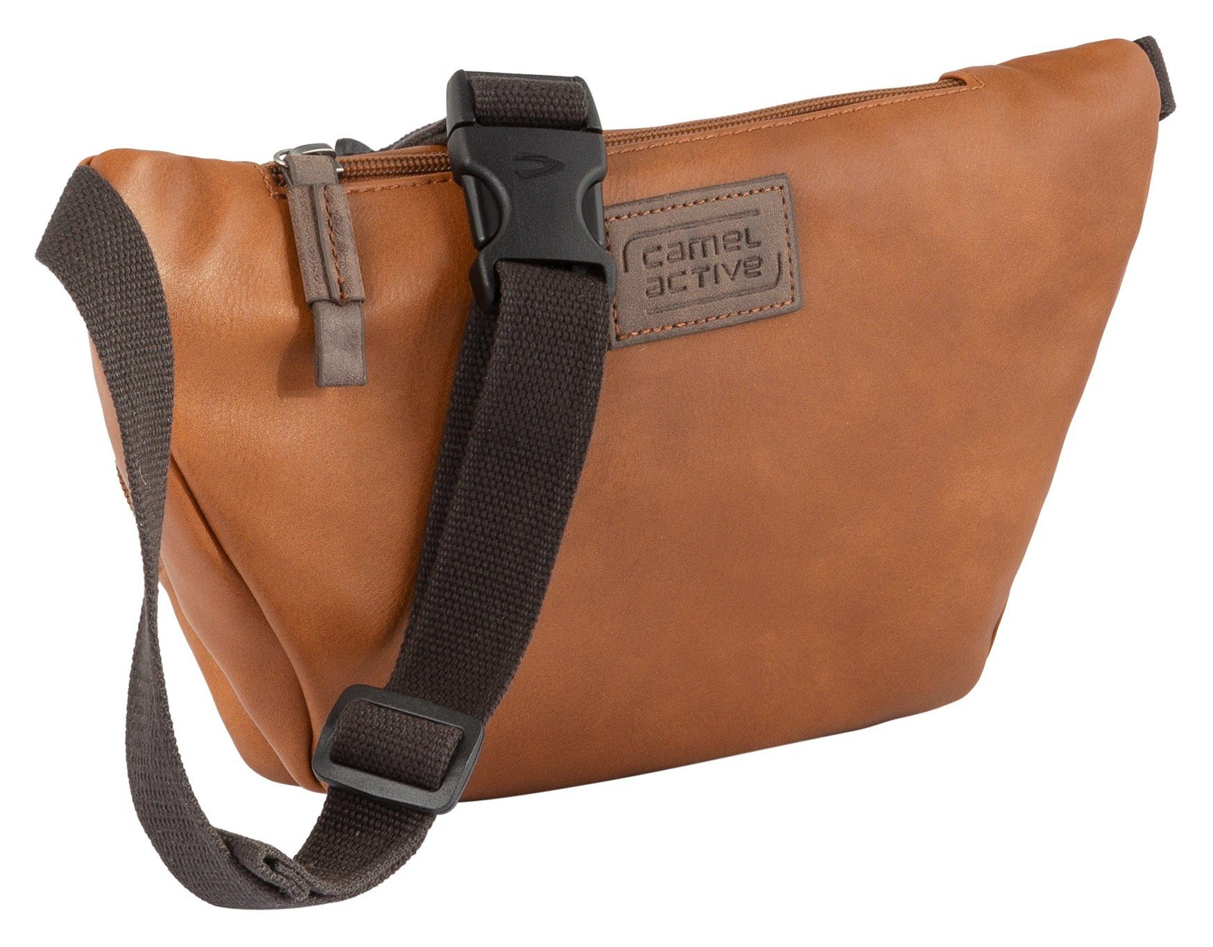 camel active Bauchtasche Laos, Unisex Gürteltasche, Crossbody-Bag mit praktischen Details