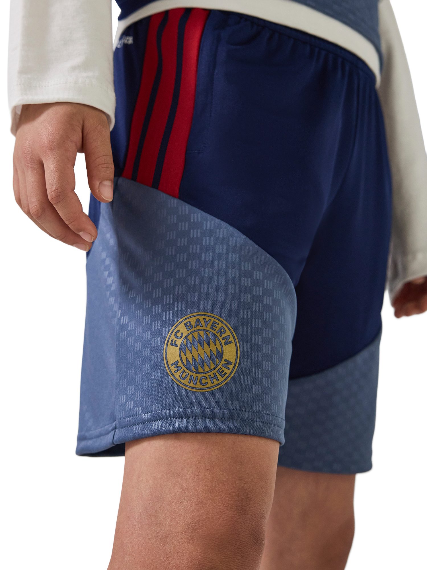 adidas Performance Sweatshorts FC Bayern München, Trainingsshort Teamline, Kinder, Blau