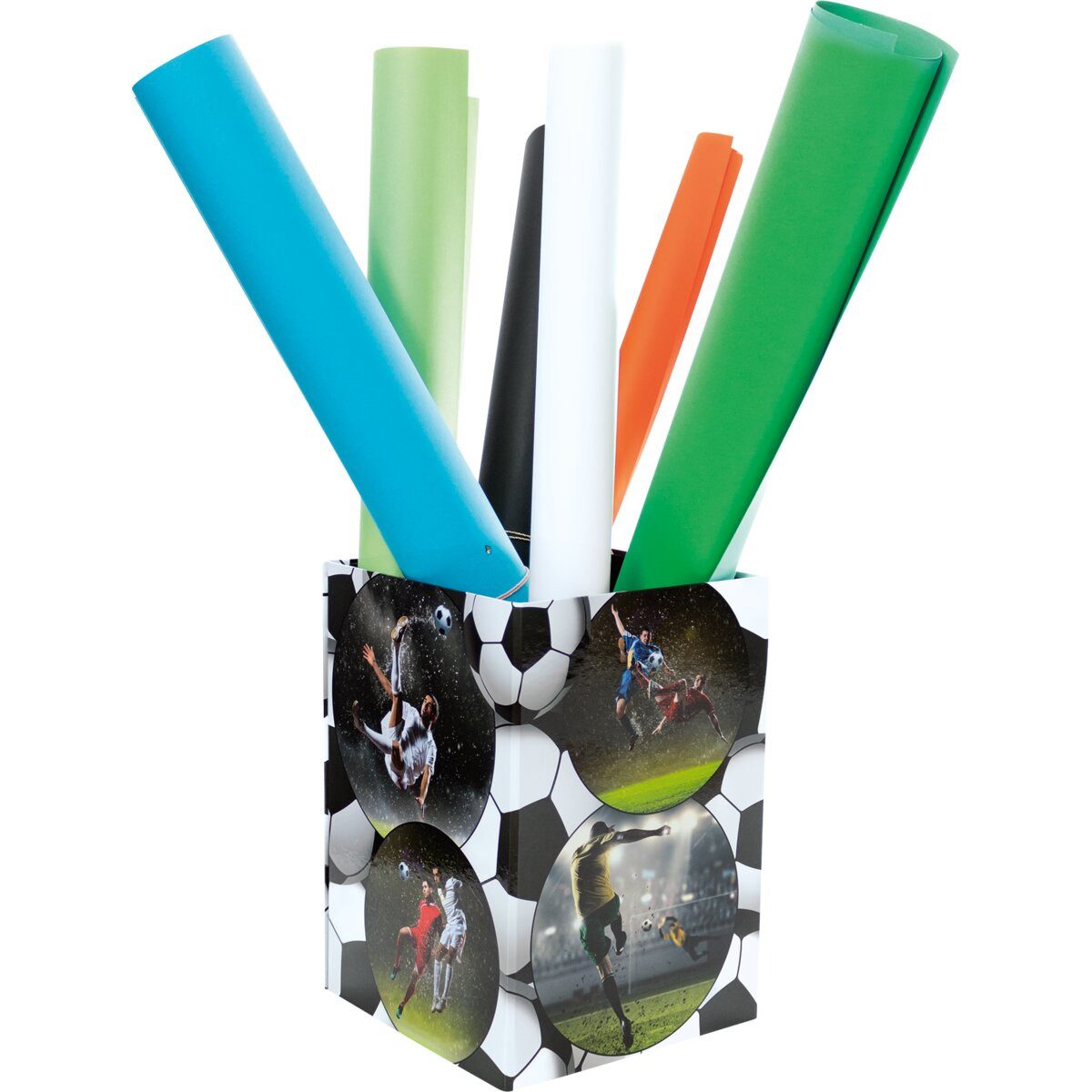 HERMA Papierkorb Papierkorb Karton Fussball