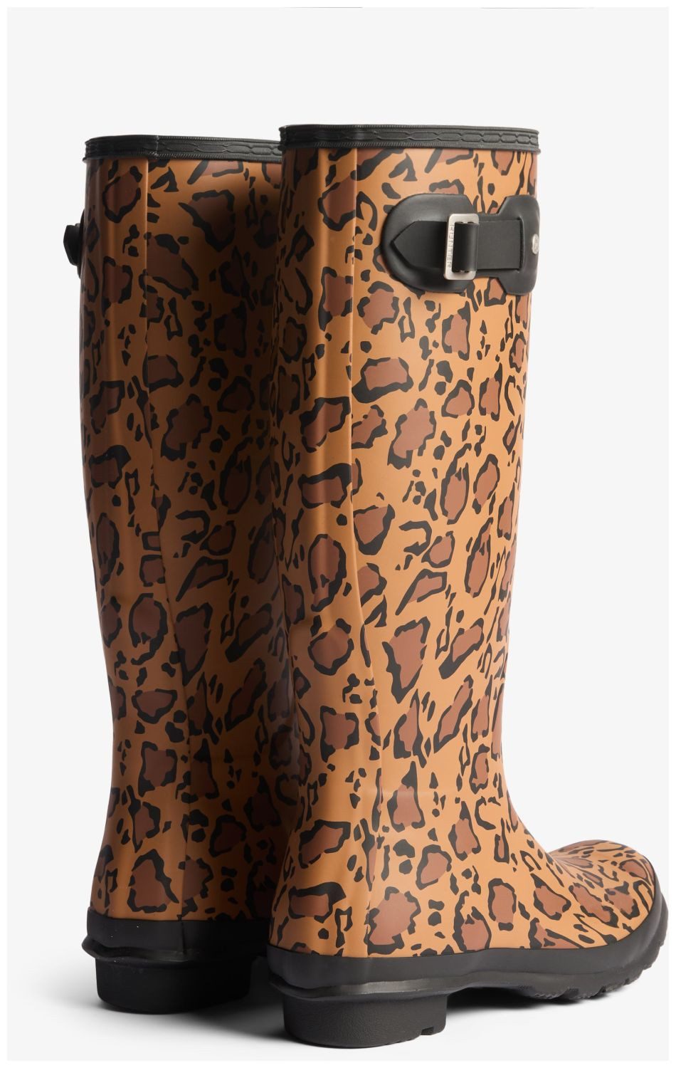 Hunter Hunter Original Tall Leopard Print Boot Leopard (Rich Tan/Saddle/Black Sneaker