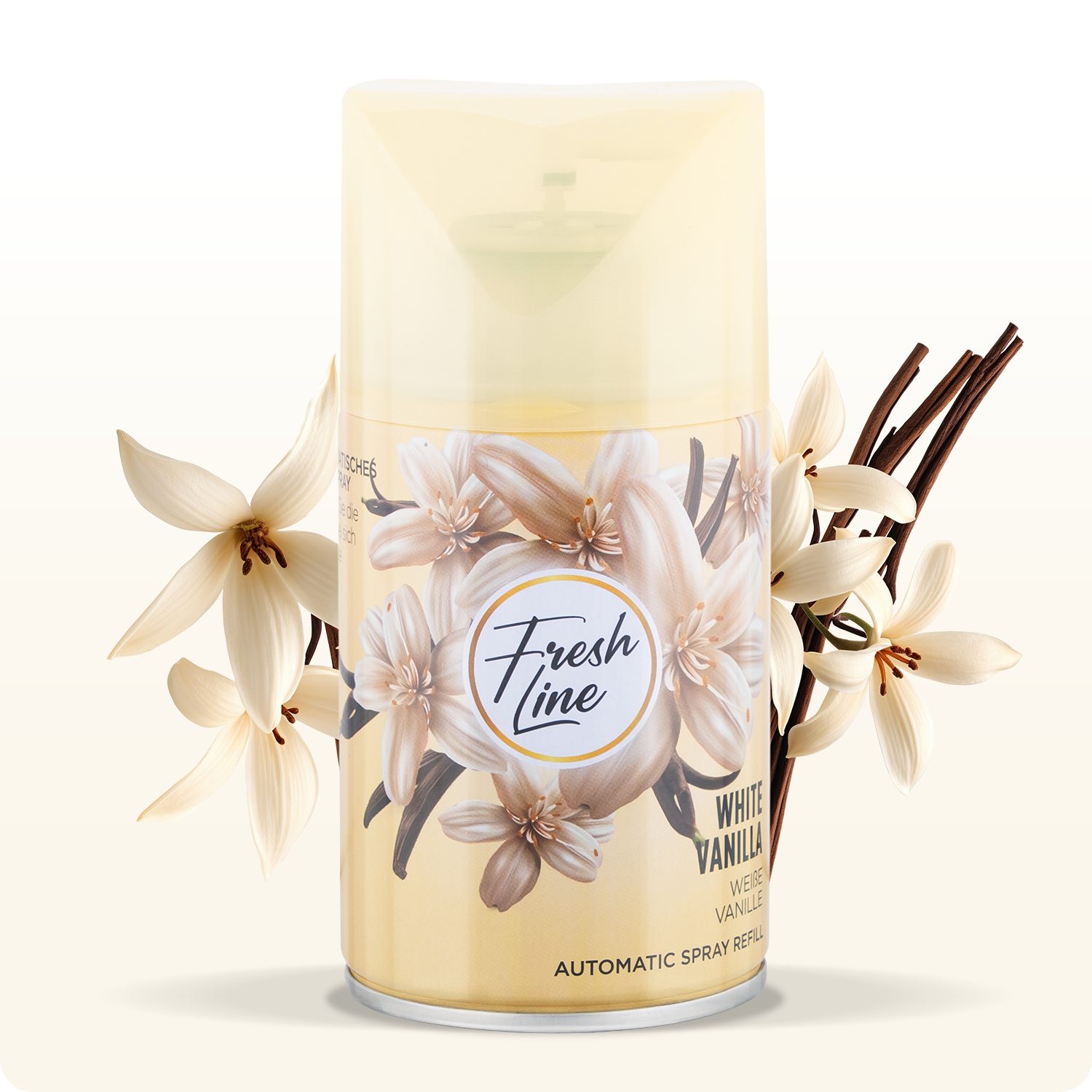 Fresh Line Raumduft Nachfüllspray 250 ml – Für automatischen Zerstäuber, Für handelsübliche Zerstäuber – für private und gewerbliche Räume