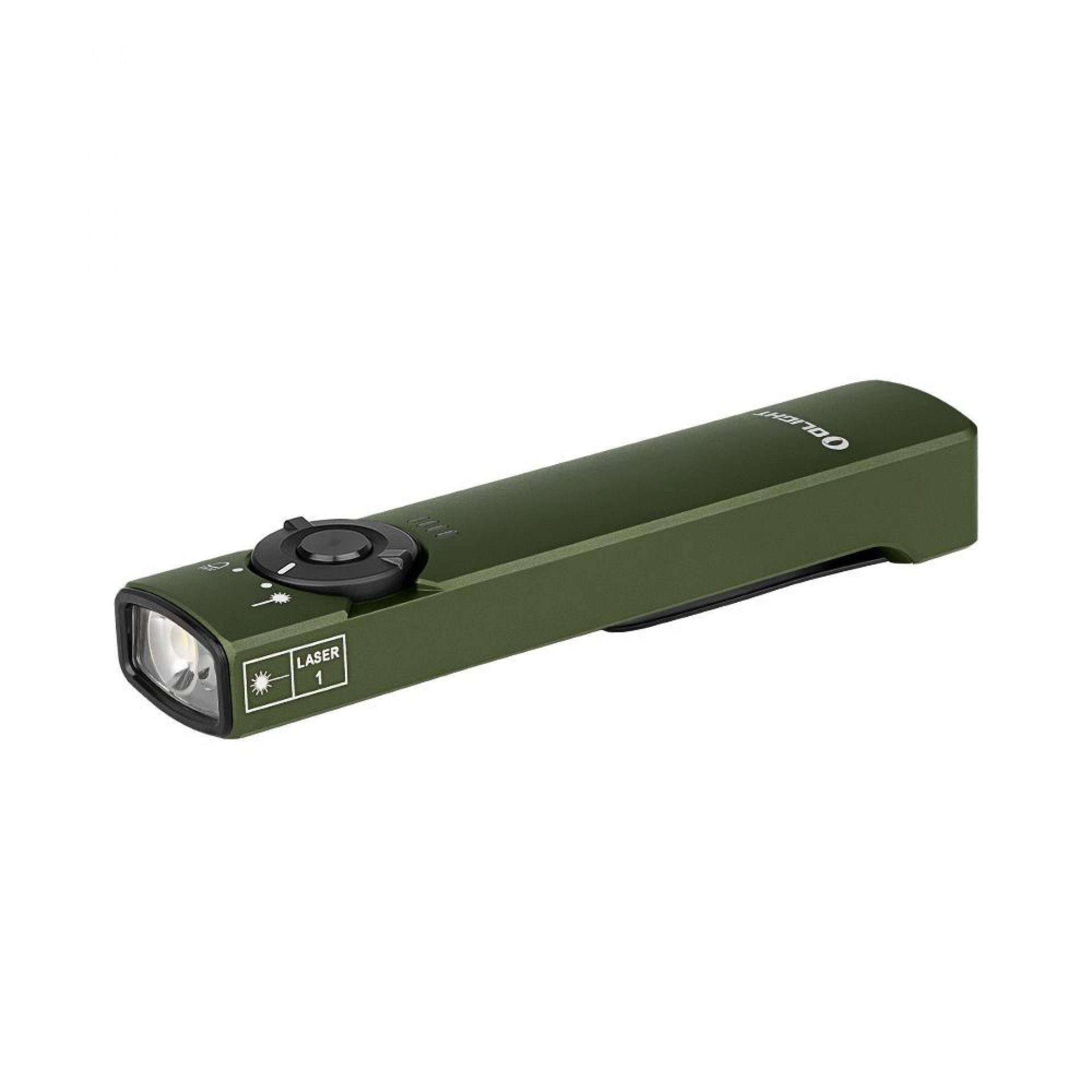 Taschenlampe Arkfeld EDC Taschenlampe Dual Lichtquelle weißes Licht & grüner Laser