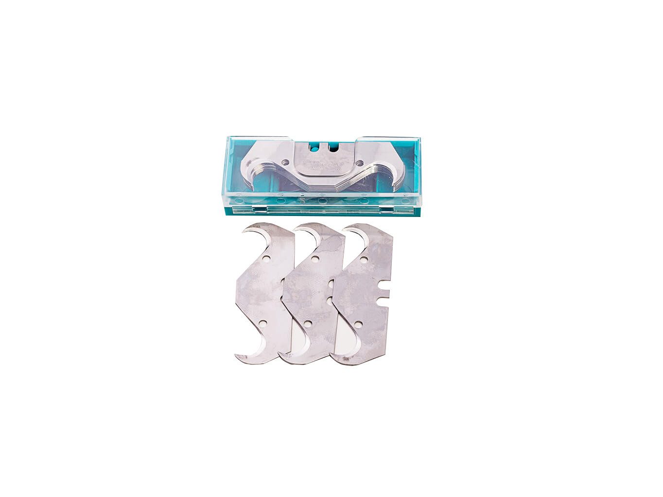 ASKON Hakenklinge Ersatzklinge (Packung, 10-St), klein, 10 Stück