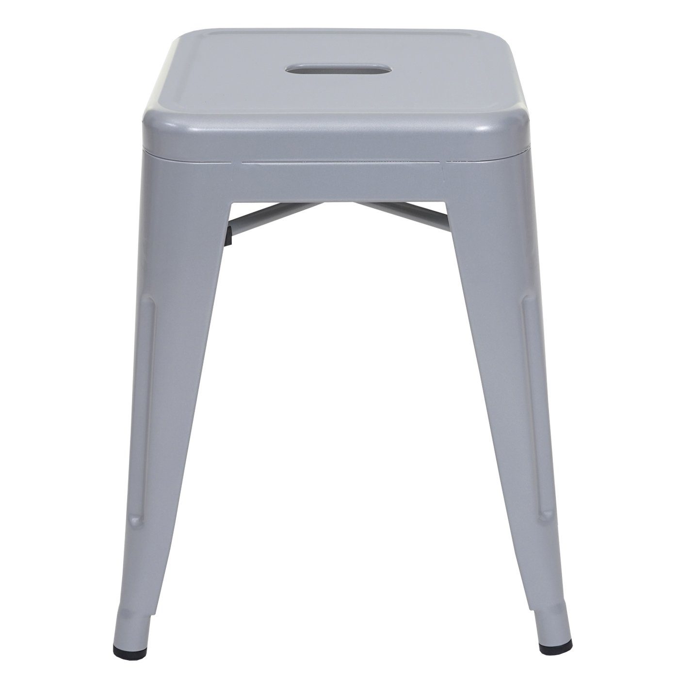 Stapelbar, Maximale pro Stuhl: Belastbarkeit grau Barhocker kg 120 MCW-A73-H-4 (Set, MCW 4er),