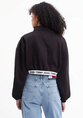 Tommy Jeans Sweatshirt TJW SUPER CROP LOGO WAISTBAND mit Tommy Jeans Logo-Schriftzug am Bund