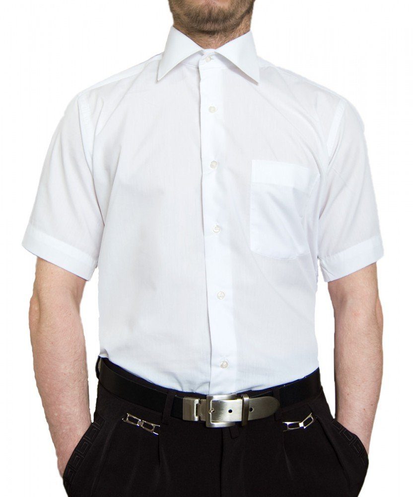 Businesshemd Designer Herren Kurzarm Hemd K11 Kurz Arm