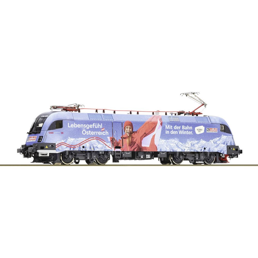 Diesellokomotive Roco 7500036 H0 E-Lok 1116 233-8 „Salzburger Land Ski WM“ der ÖBB
