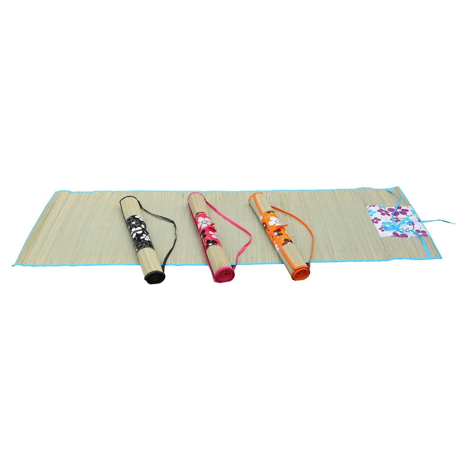 Mojawo Thermomatte 2er Set Strandmatte Bastmatte günstig online kaufen