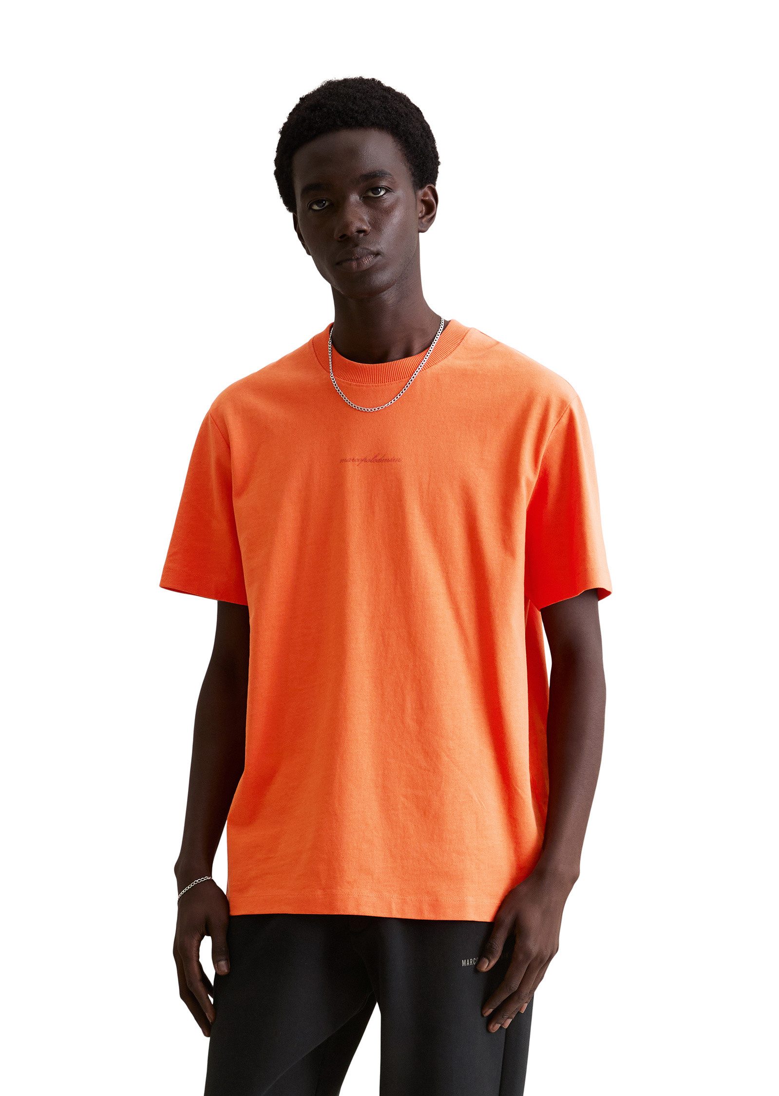 Marc O'Polo DENIM T-Shirt aus mittelschwerem Bio-Baumwoll-Jersey