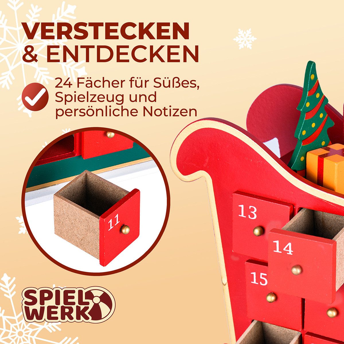 Spielwerk Adventskalender (24-tlg) – Bild 3 von 5