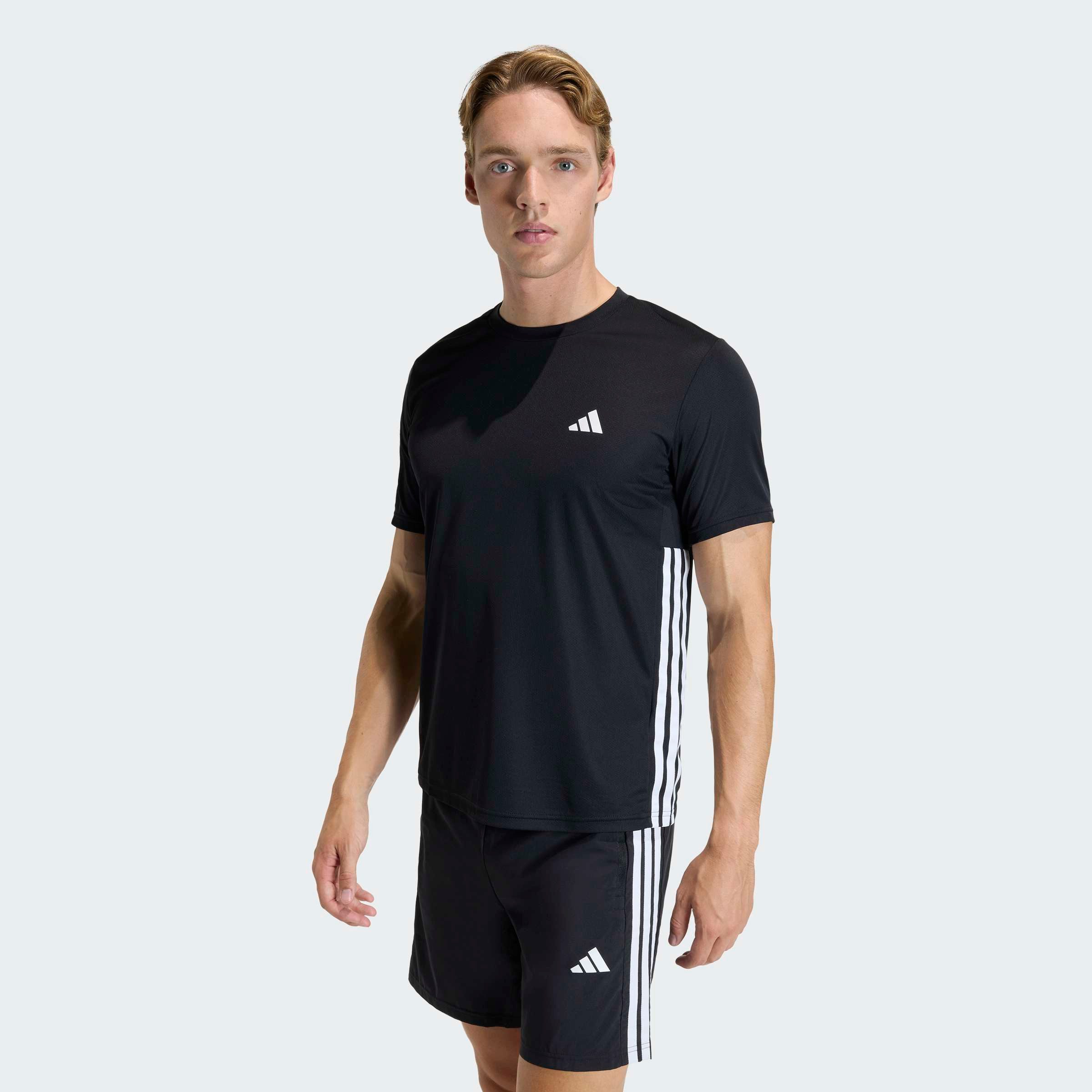 adidas Performance T-Shirt WORKOUT ESSENTIALS BASE 3-STREIFEN günstig online kaufen