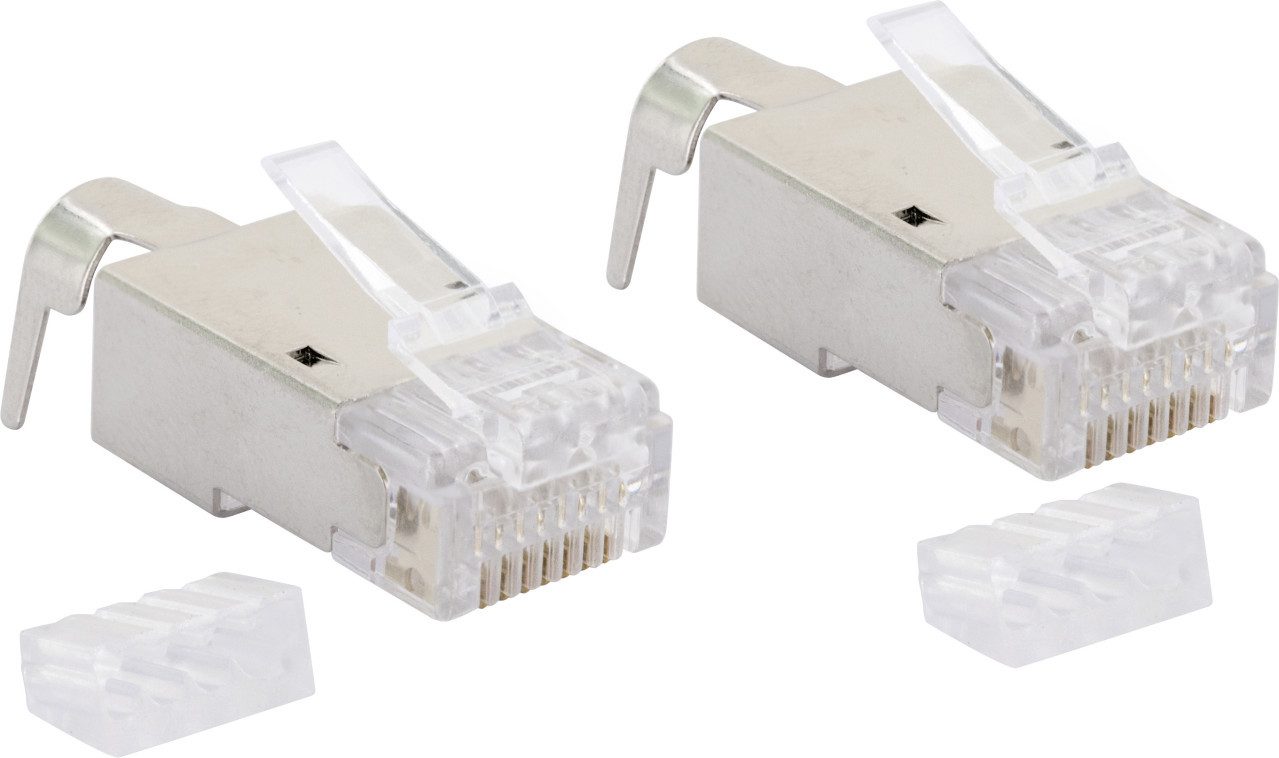 Schwaiger Schwaiger Cat 6A / Cat 7 Netzwerkstecker Computer-Adapter