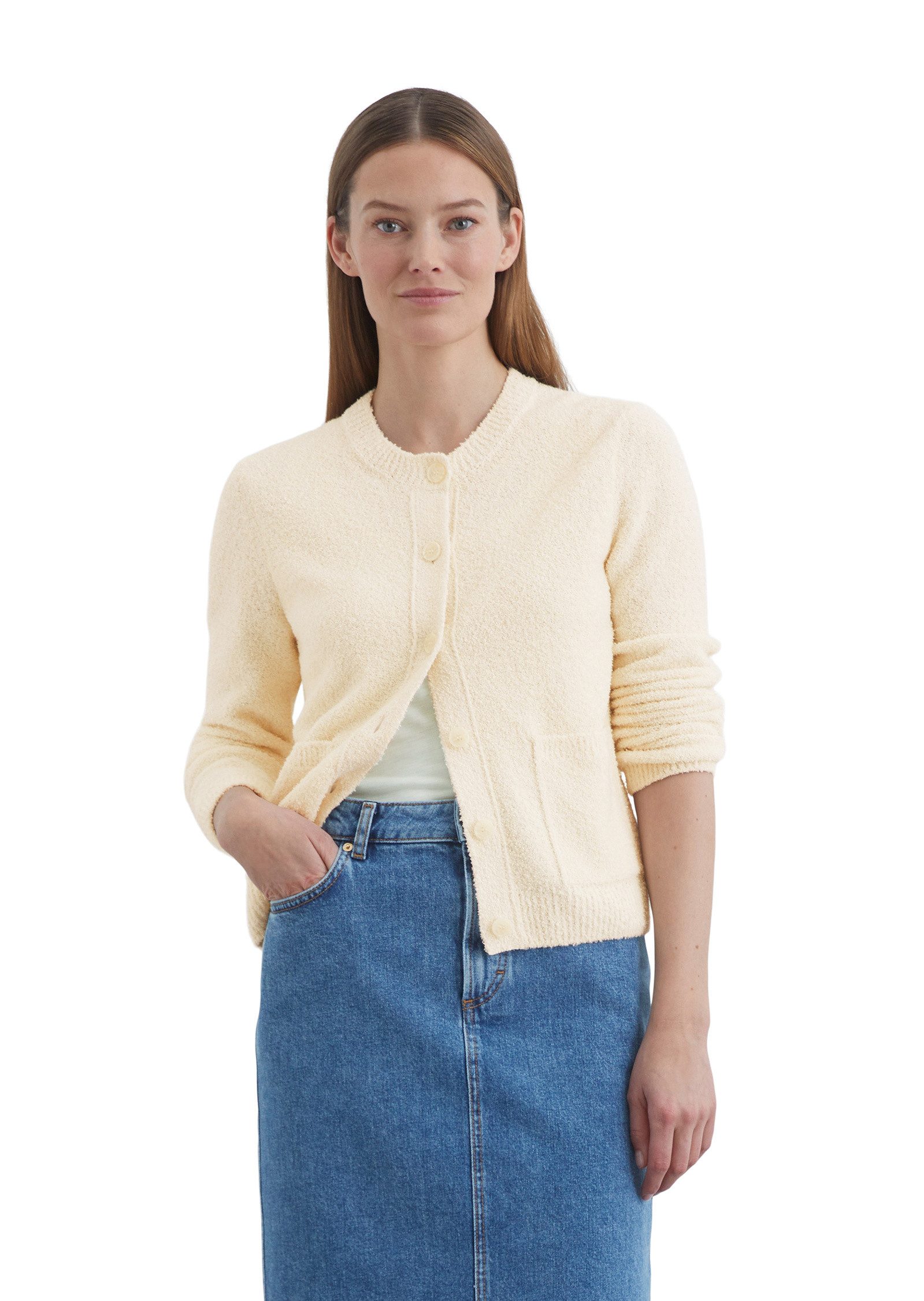Cardigan aus softem Organic Cotton-Mix