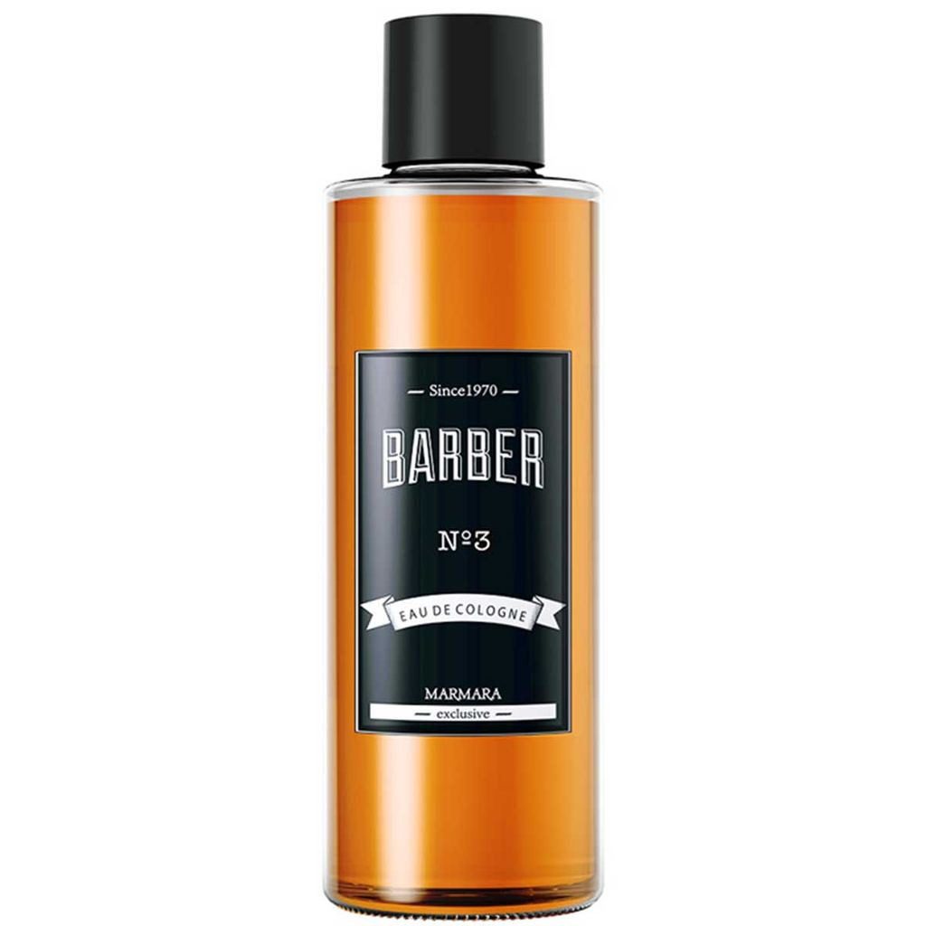 Marmara Barber Eau de Cologne Eau de Cologne Herren Splash im Glas Flacon 500ml No.3