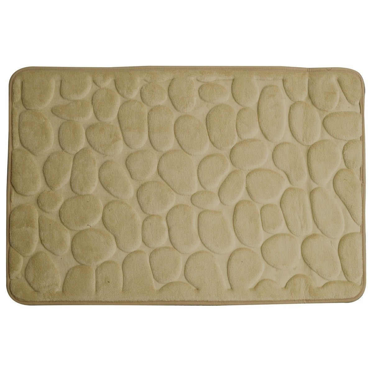 Euroshowers GmbH Badematte Memory Foam Rimini Sand 60 × 95 cm, 100% polyester, memory foam (stoppning), latex SBR, rechteckig