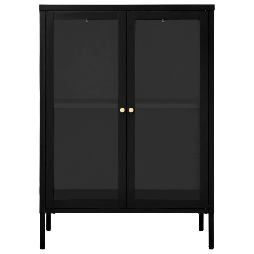 vidaXL Sideboard Sideboard Schwarz 75x35x105 cm günstig online kaufen