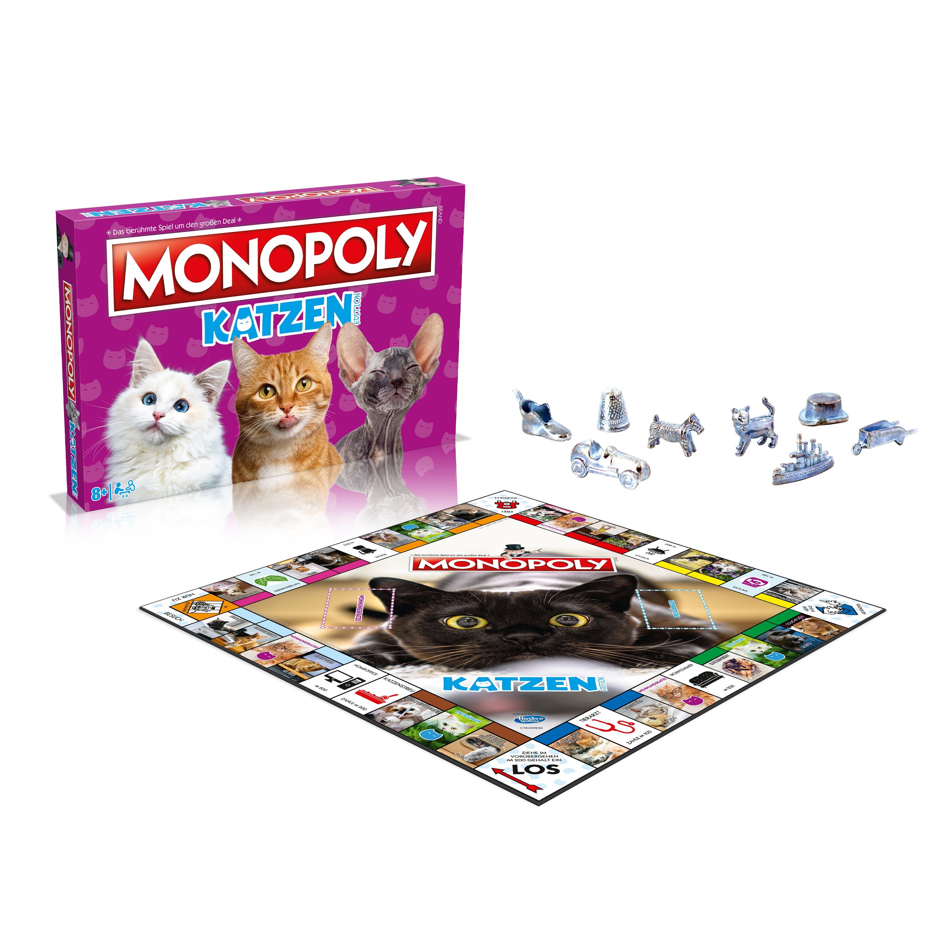 Katzen Winning Moves - Spiel, Monopoly Brettspiel