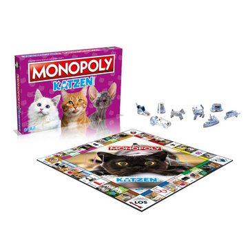 Winning Moves Spiel, Brettspiel Monopoly - Katzen