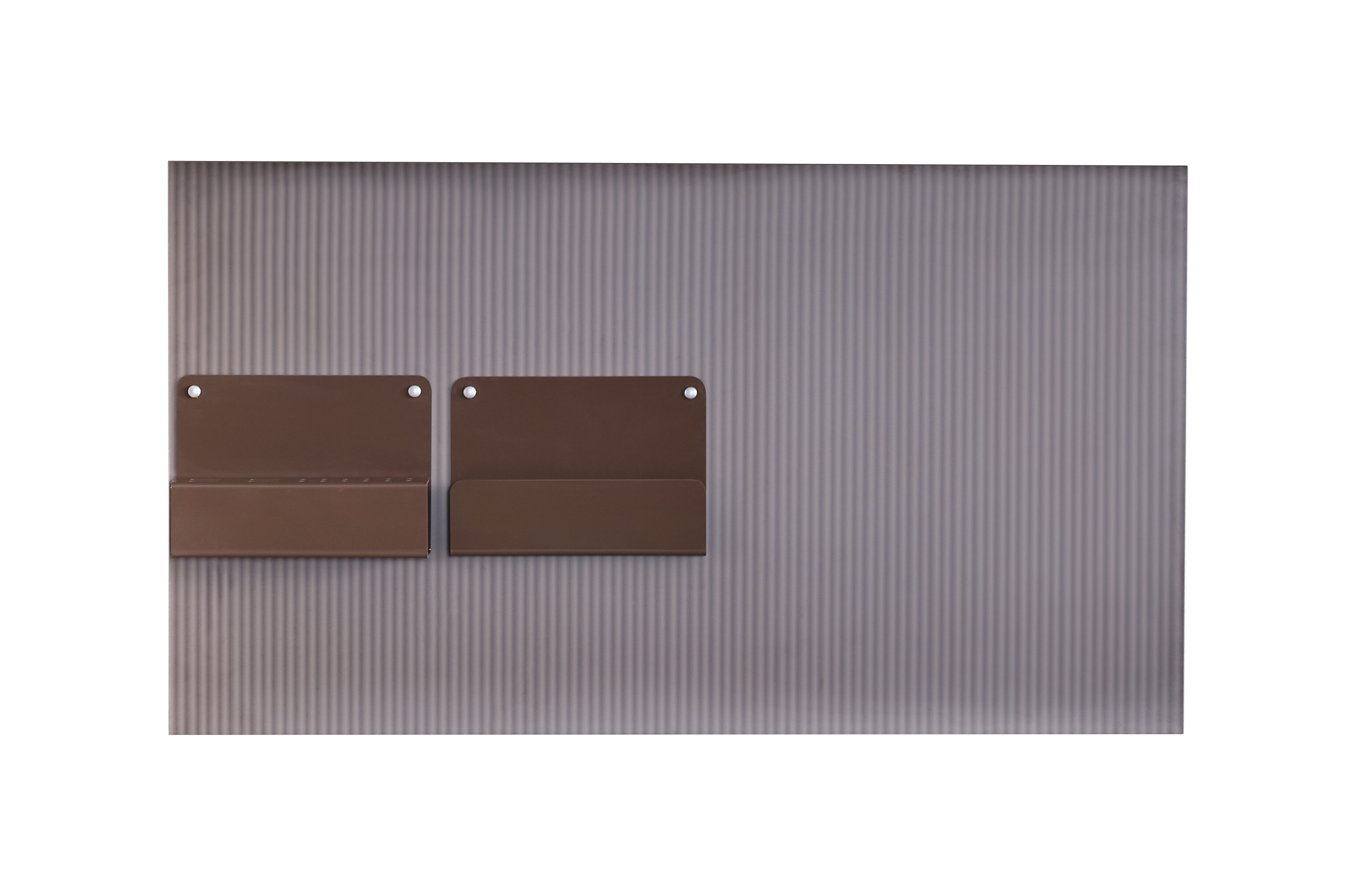 Möbel-Zeit Wandboard SHADOW– Modernes Riffel-Design in Beige/Creme – 120 x 68 cm