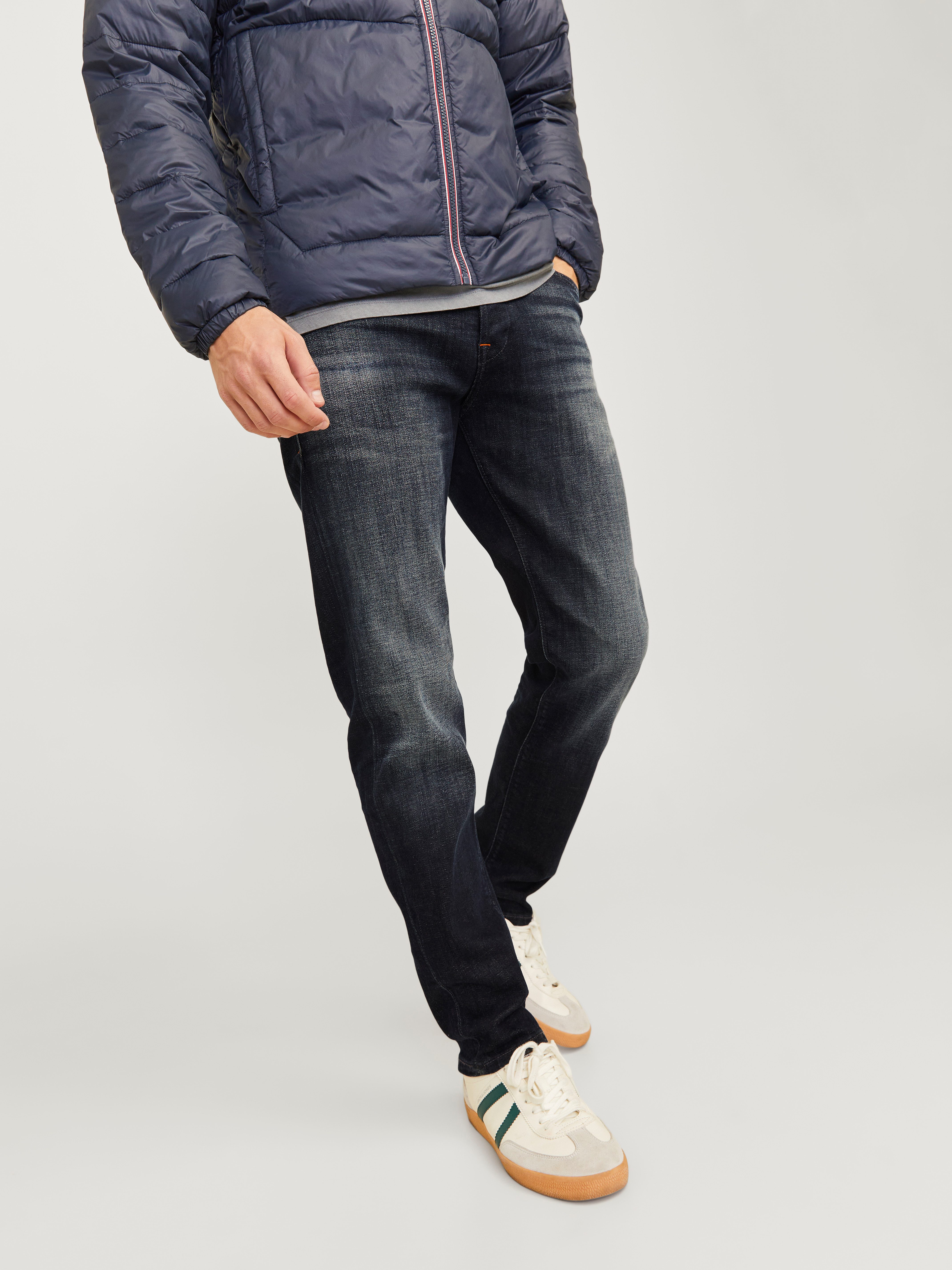 Jack & Jones Herren Jeans JJIMIKE JJCADE GE 232 - Tapered Fit - Blau - Blue günstig online kaufen