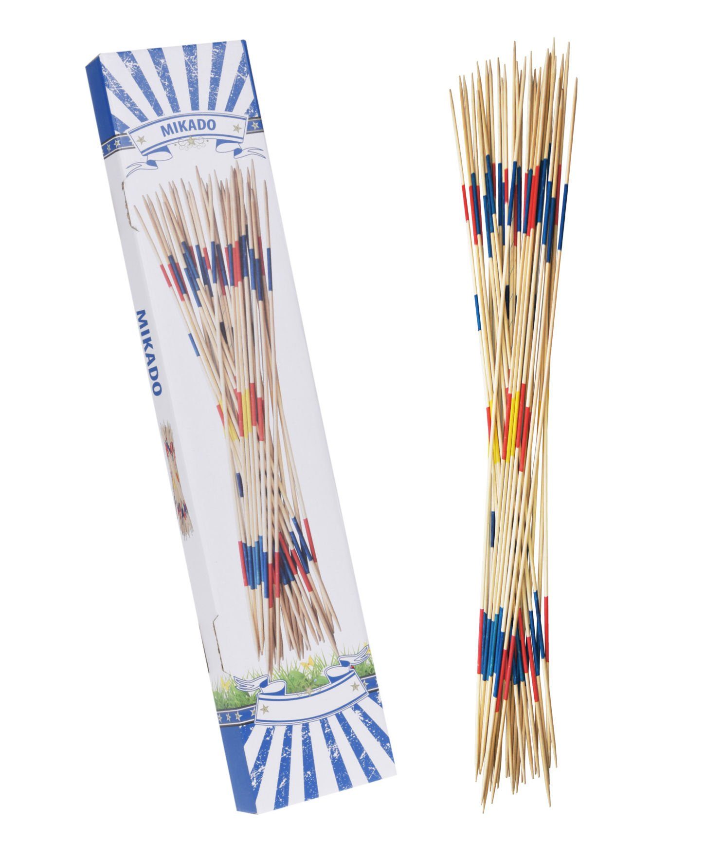 Spetebo Spiel Riesen Mikado Spiel aus Holz - 90 cm - Outdoor, Familienspiel, das Spiel fördert logisches Denken und strategische Fähigkeiten