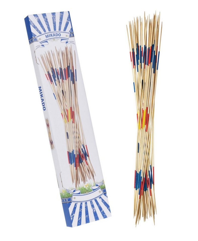 Spetebo Spiel Riesen Mikado Spiel aus Holz - 90 cm - Outdoor, Familienspiel, das Spiel fördert logisches Denken und strategische Fähigkeiten