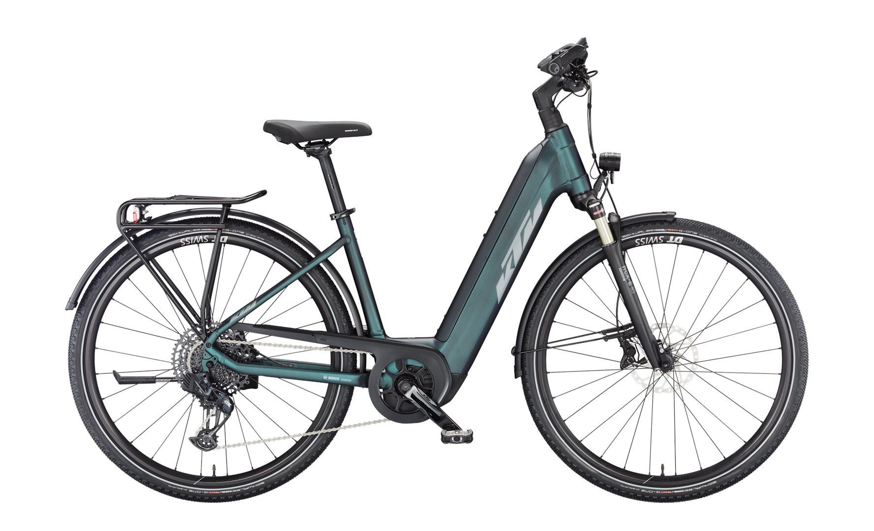 KTM E-Bike KTM Macina Sport 710 750 Wh Damen grün 2025, 12 Gang SRAM GX Eagle AXS 12speed, Kettenschaltung, Bosch Performance Line CX smart System, 750 Wh