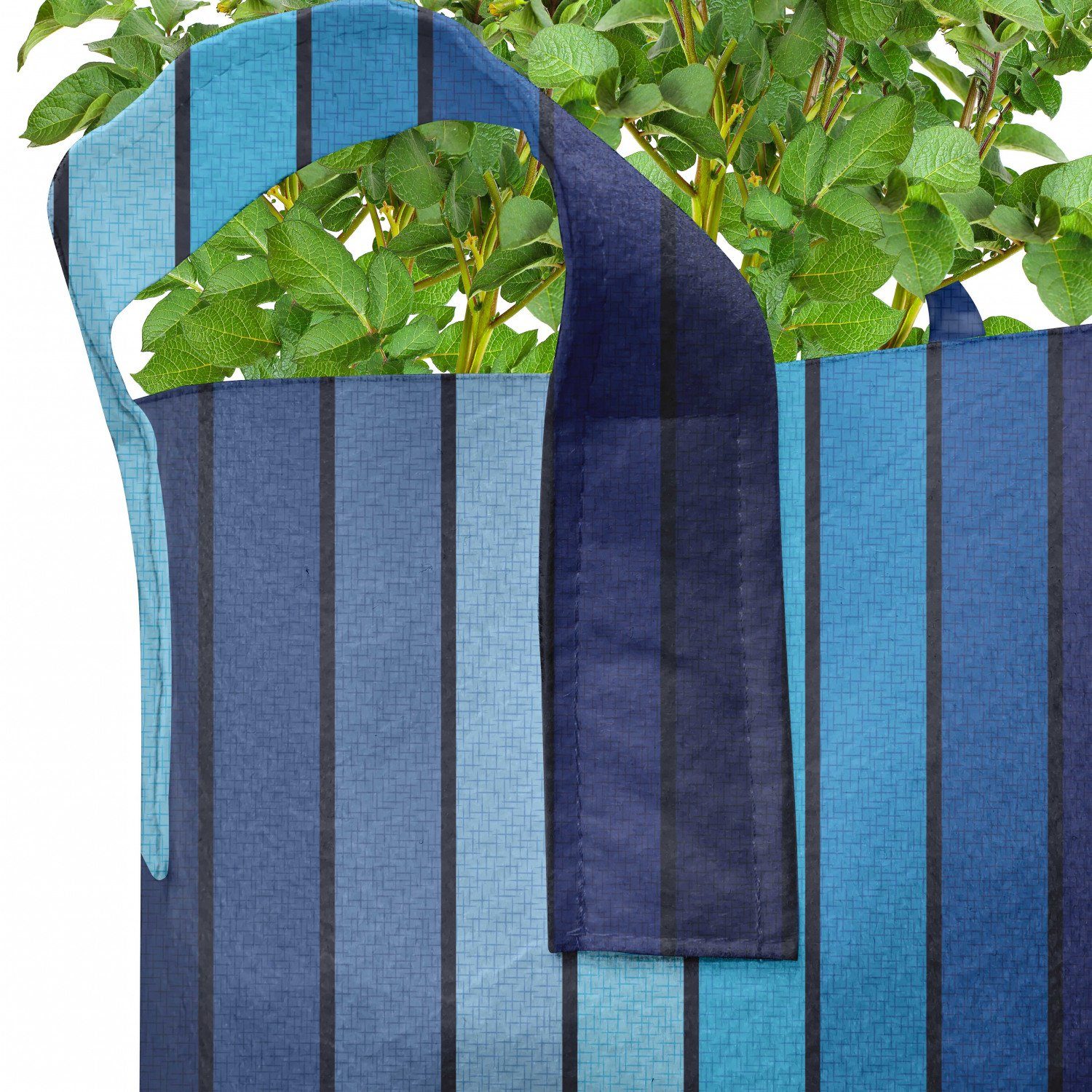 Abakuhaus Pflanzkübel hochleistungsfähig Stofftöpfe Pflanzen, in Blue für Marine Borders mit Plaketten Griffen