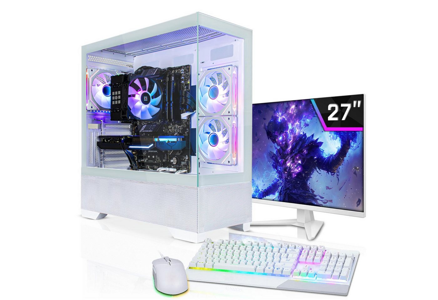 SYSTEMTREFF AMD Ryzen 7 5700X mit Nvidia GeForce RTX 5060 Ti 8GB Gaming-PC-Komplettsystem (27", AMD 5700X 5700X, Nvidia GeForce RTX 5060 Ti, 16 GB RAM, 1000 GB SSD)