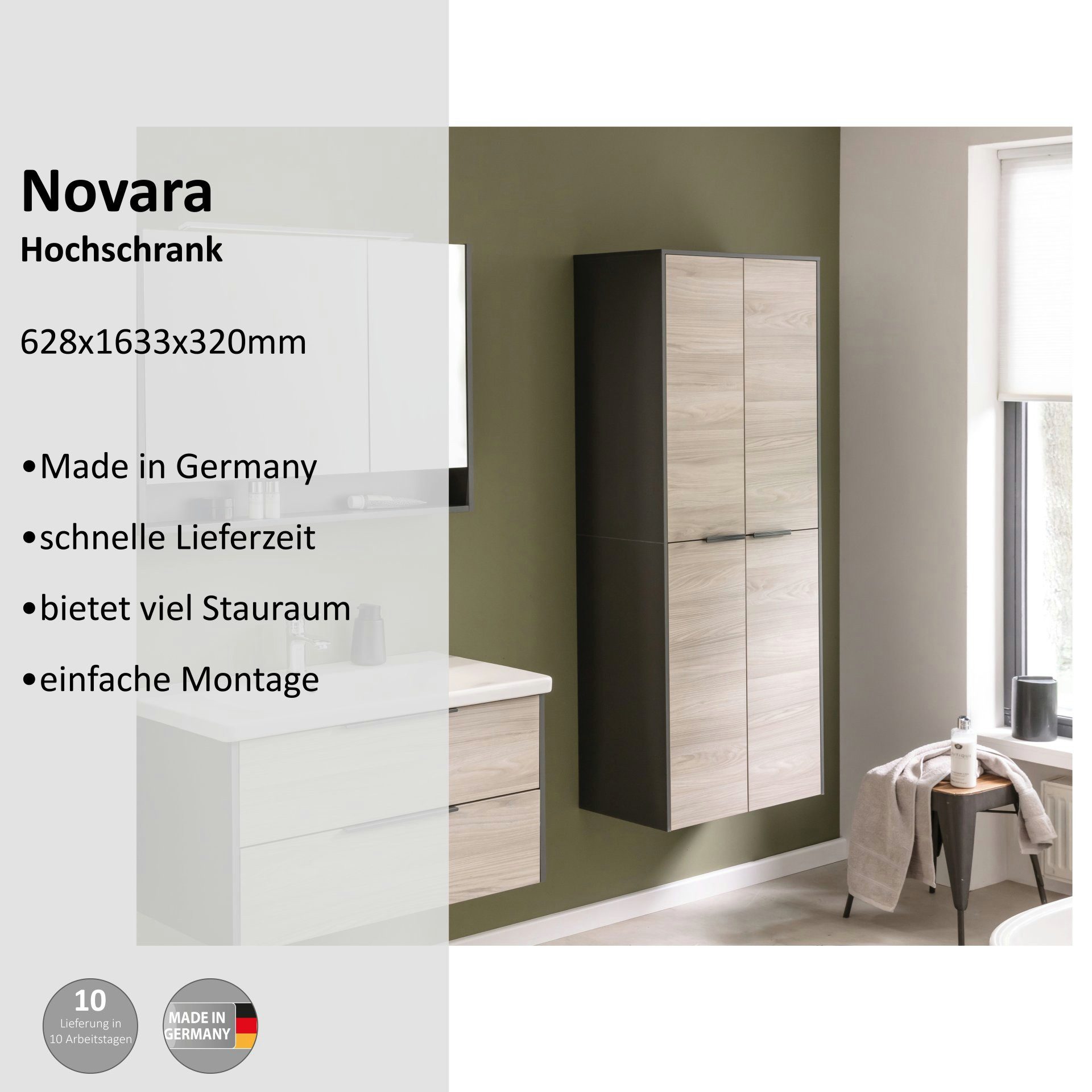 welltime Hochschrank Novara