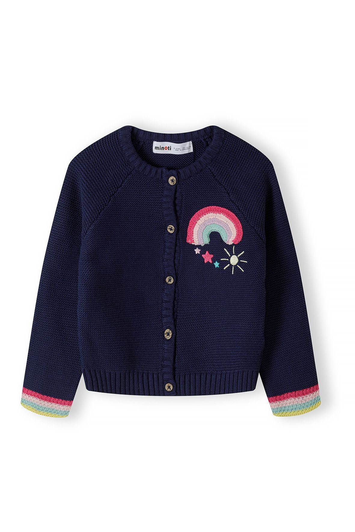 MINOTI Cardigan Strickjacke aus Grobstrick (1y-8y)