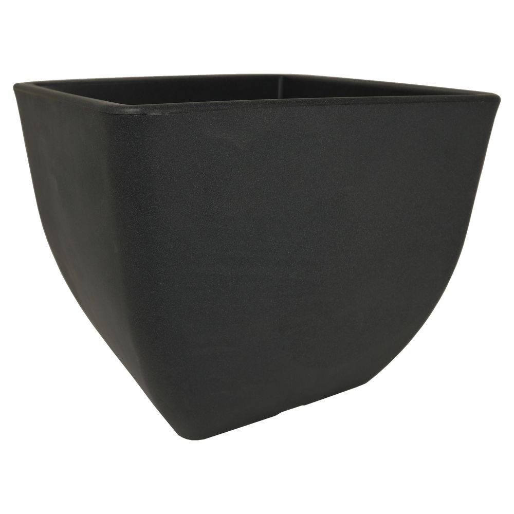 Pflanzkübel Quadratisch 40x40 Cm In Anthrazit – Moderner Blumentopf Aus Kunststoff