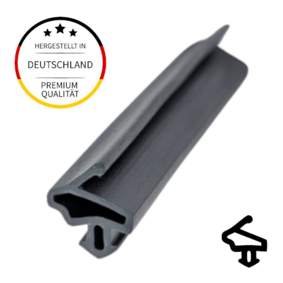 Einfach Dichtungen Profildichtungsband Anschlagdichtung I 5m I Farbe Schwarz ► Langlebig und wartungsfrei