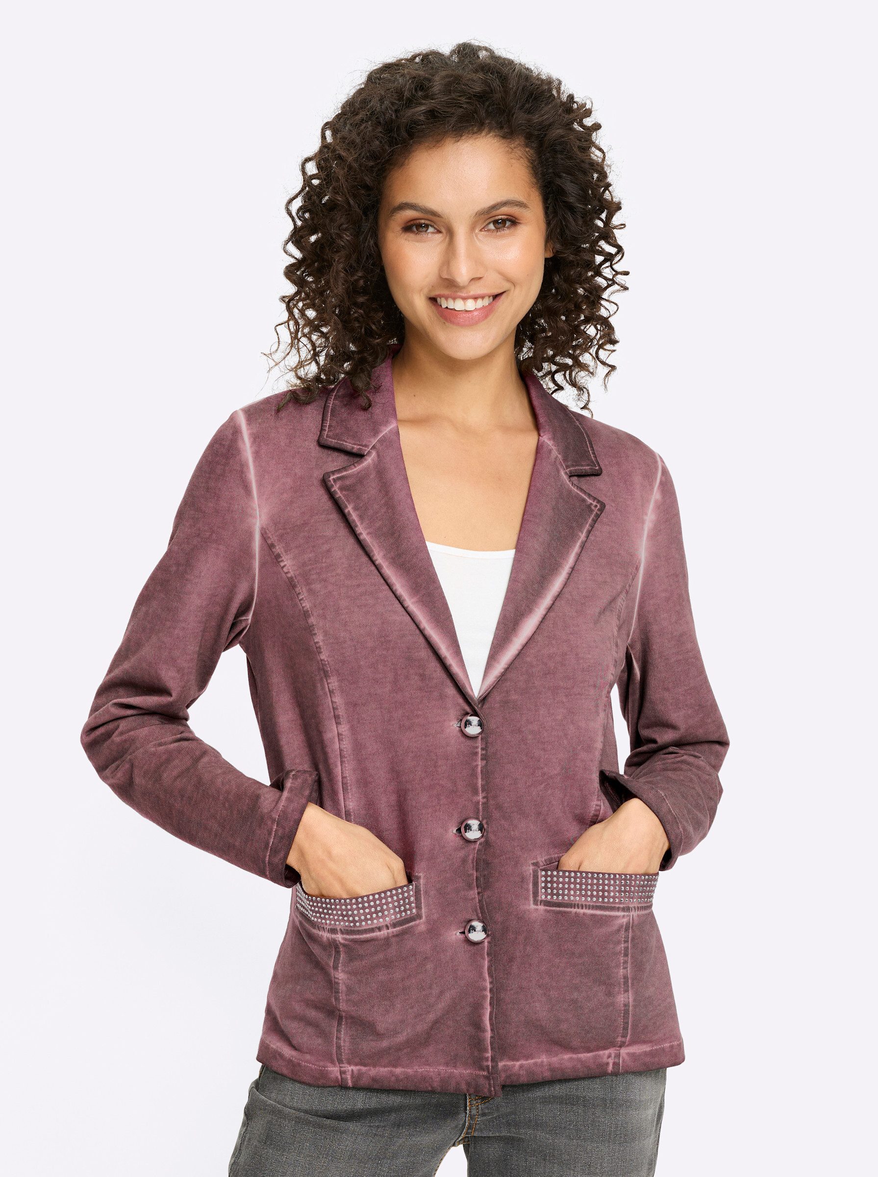 heine Jerseyblazer Sweatblazer günstig online kaufen