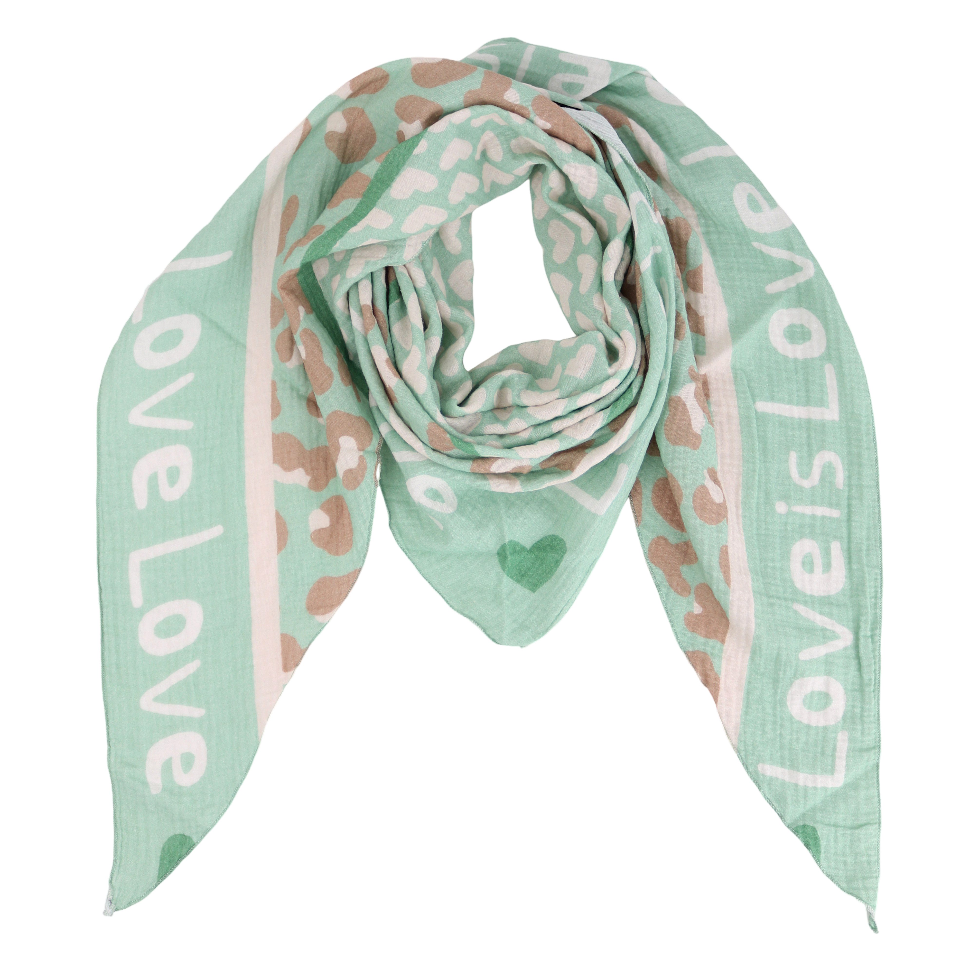 MIRROSI Dreieckstuch Aus Musellin Dreiecksschal ca.200x90 cm, Made in Italy günstig online kaufen