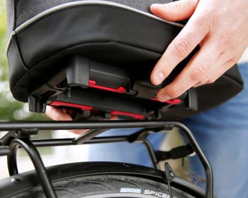 KlickFix Fahrradtasche Universalhalter UNIKLIP für Taschen Körbe Kisten Zubehörhalter
