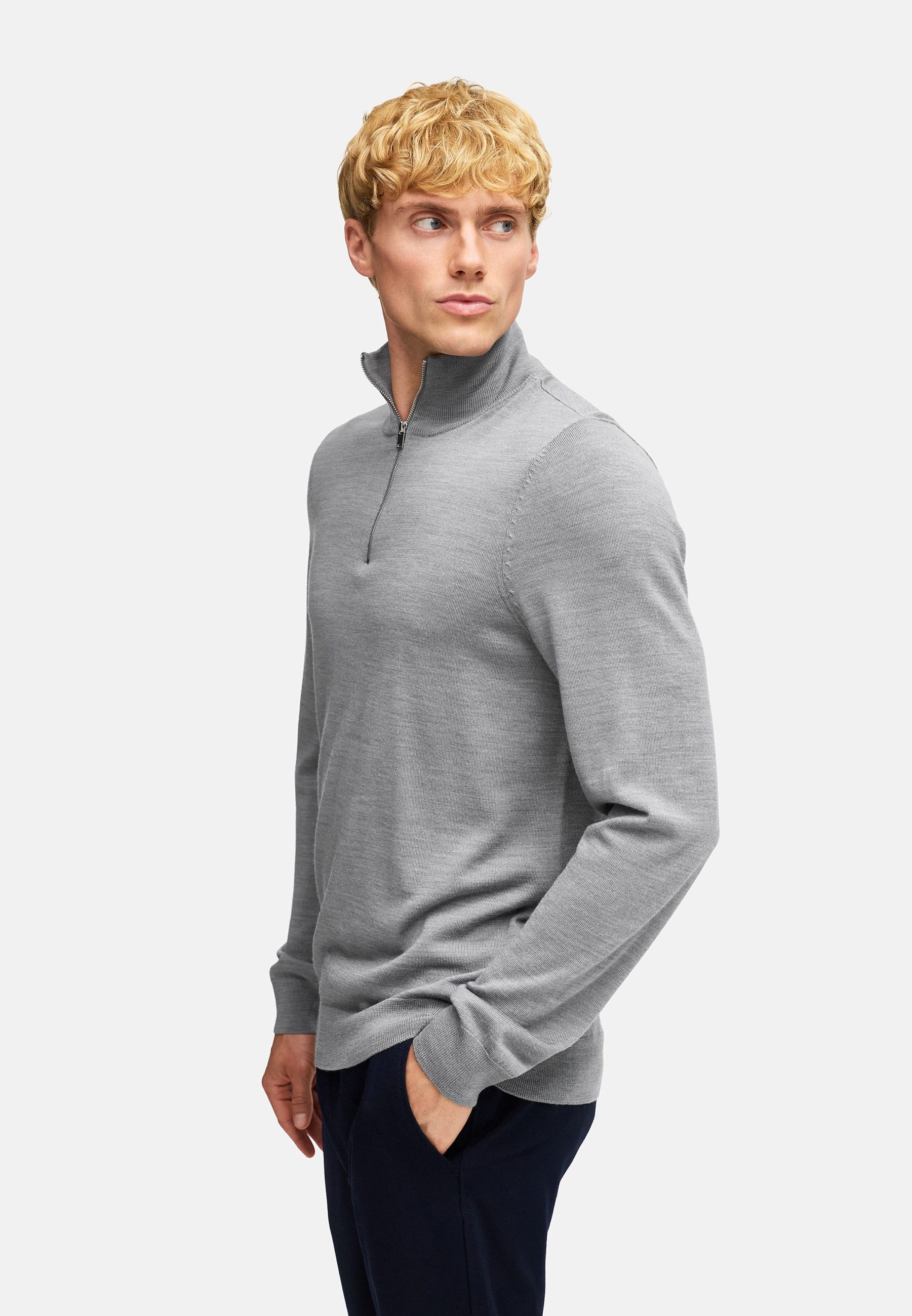Kronstadt Strickpullover Herren KSJohannes Pullover Herrenpullover aus feiner Merinowolle