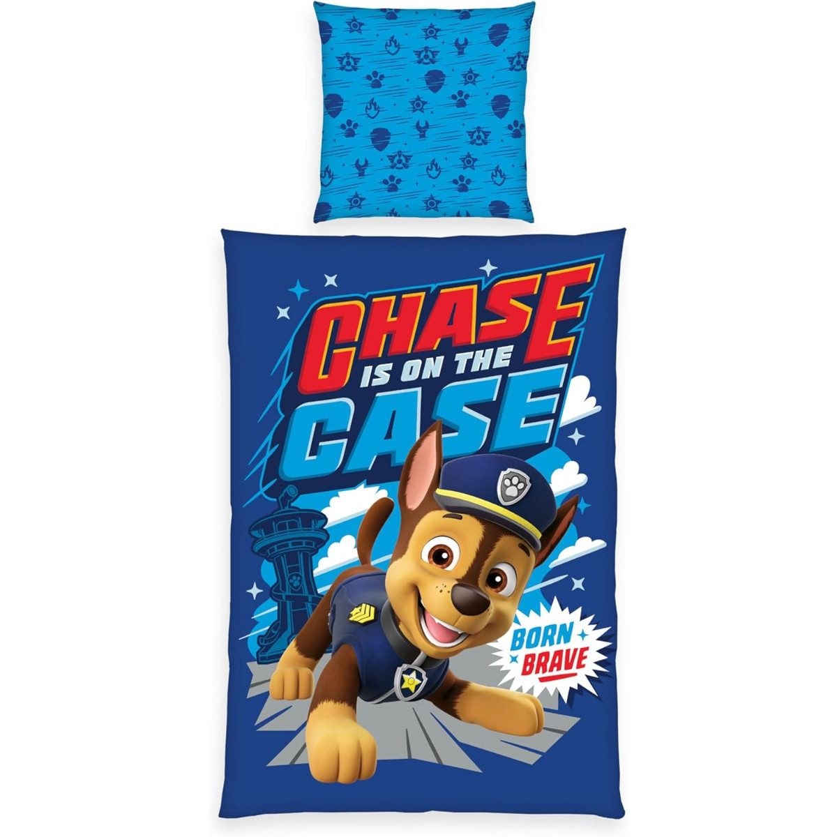 PAW PATROL Kinderbettwäsche 135 x 200 cm Baumwolle Kinder Bettset 2 teilig Wendemotiv