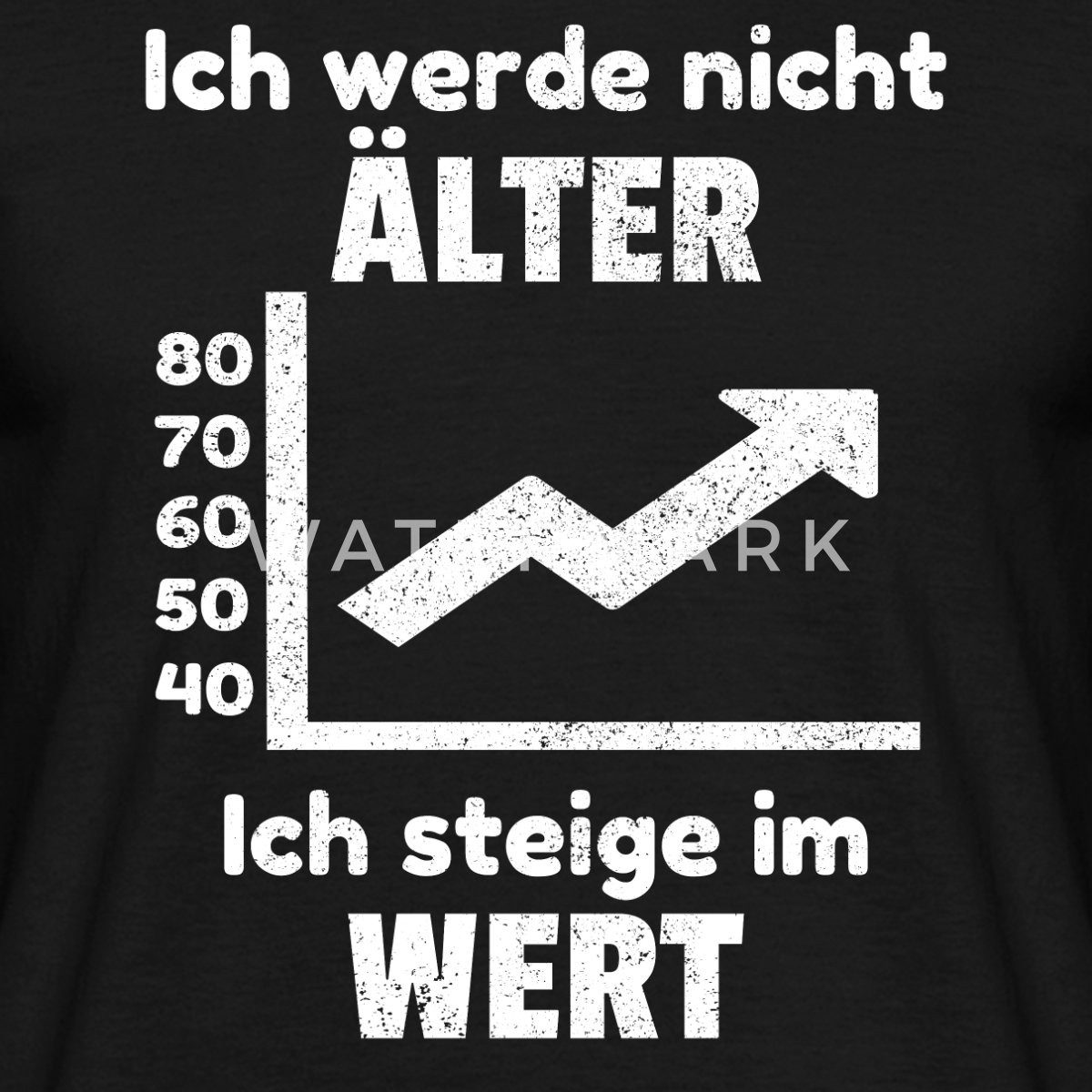 Spreadshirt T-Shirt Ich Werde Nicht Älter Ich Steige Im Wert Lustiger Spruch Männer T-Shir (1-tlg)
