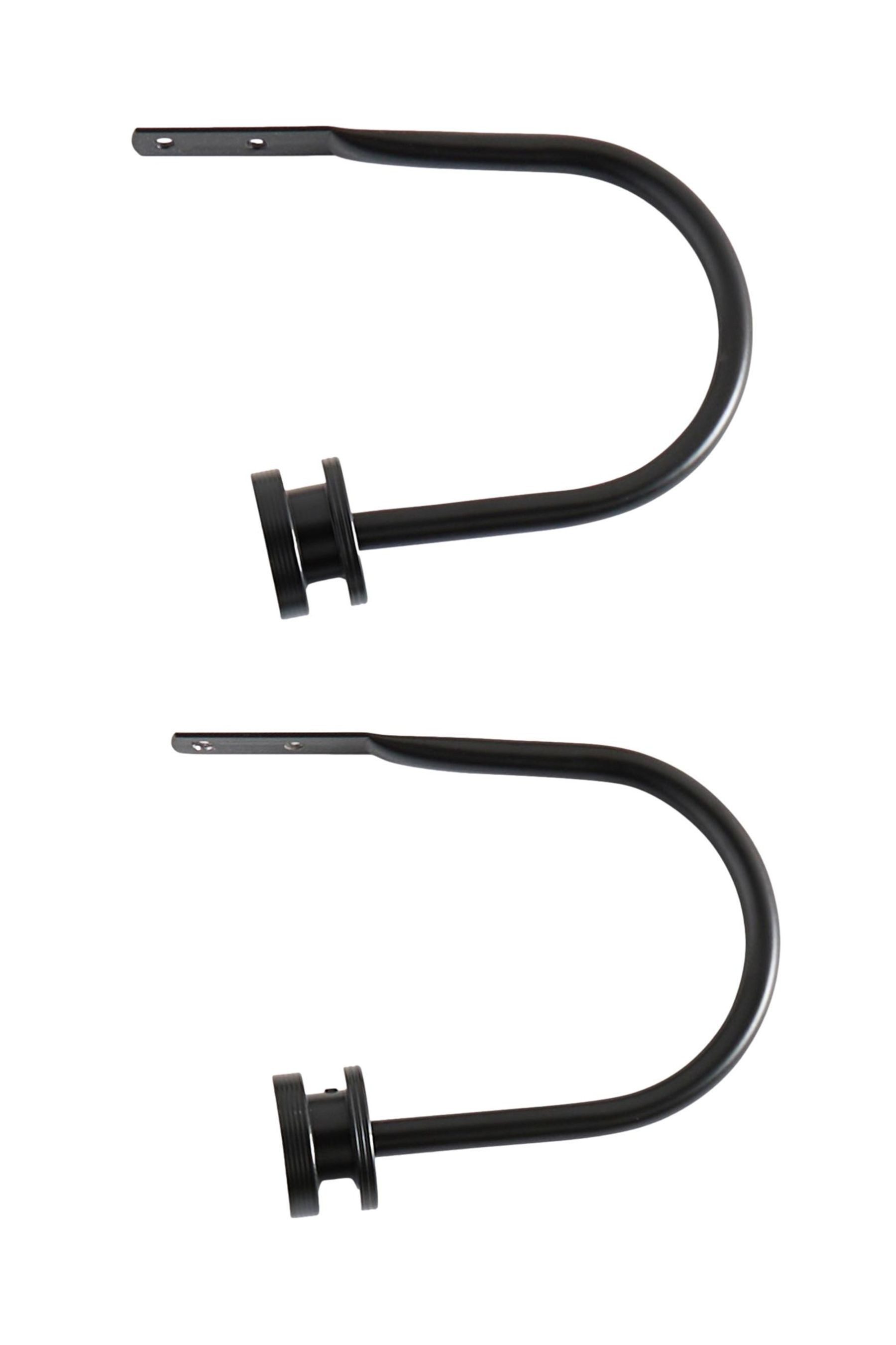 Next Raffhalter Set aus 2 gerippten Vorhanghalter