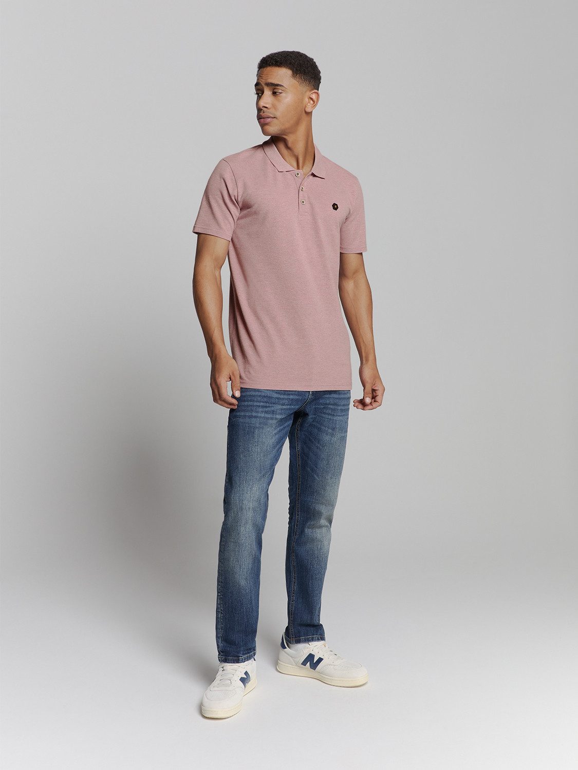 NO EXCESS Poloshirt No Excess Poloshirt Polo Melange