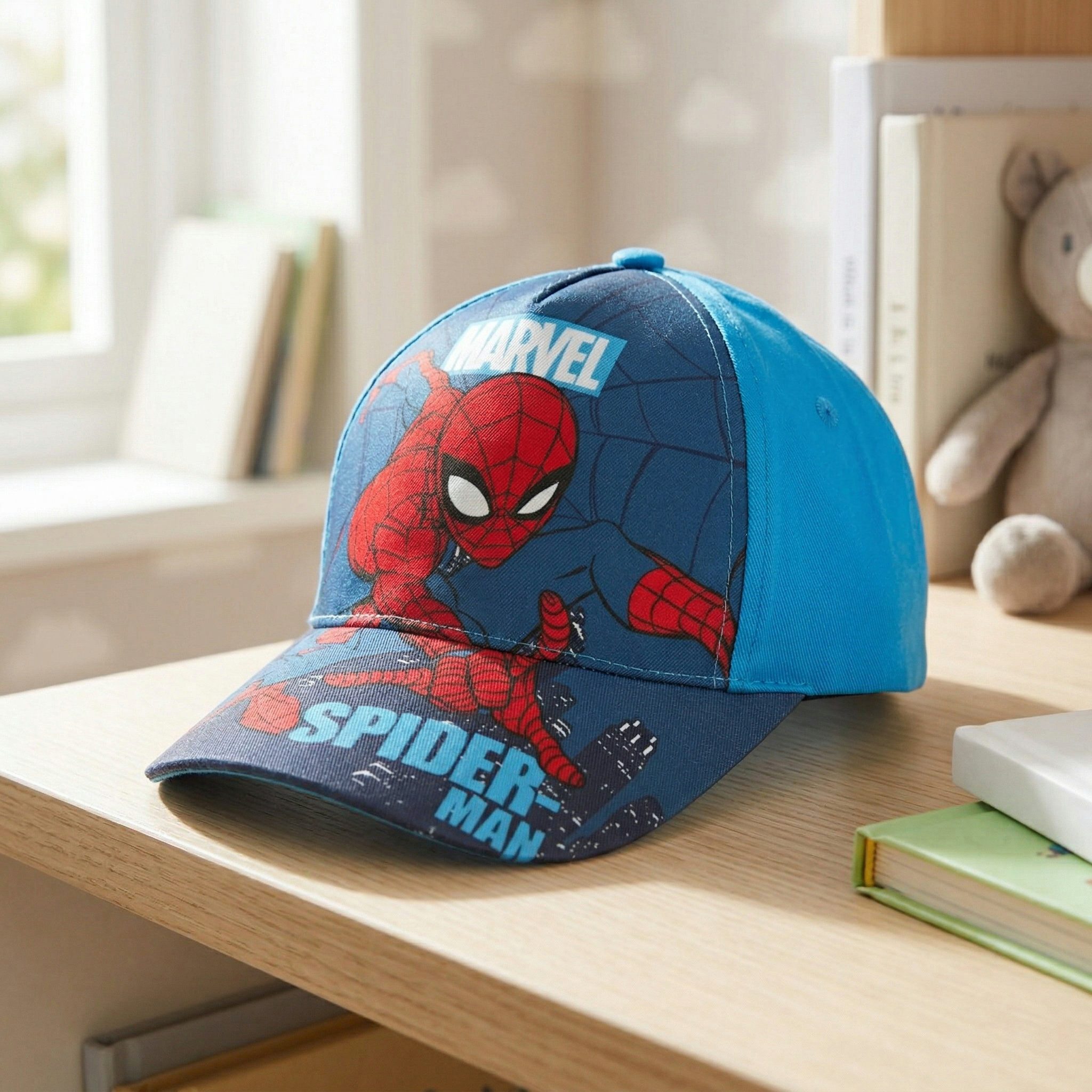 MARVEL Baseball Cap Marvel Spiderman Kinder Jungen Basecap Baseball Kappe Gr. 52 bis 54
